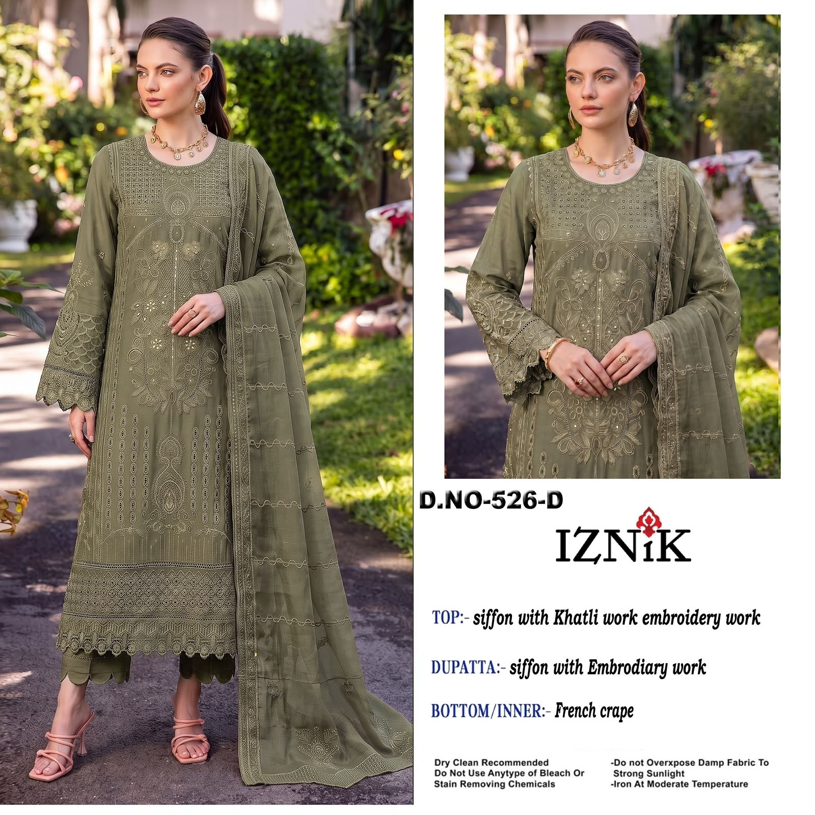 IZNIK FAB | A-526 Heavy Embroidered Designer Collection
