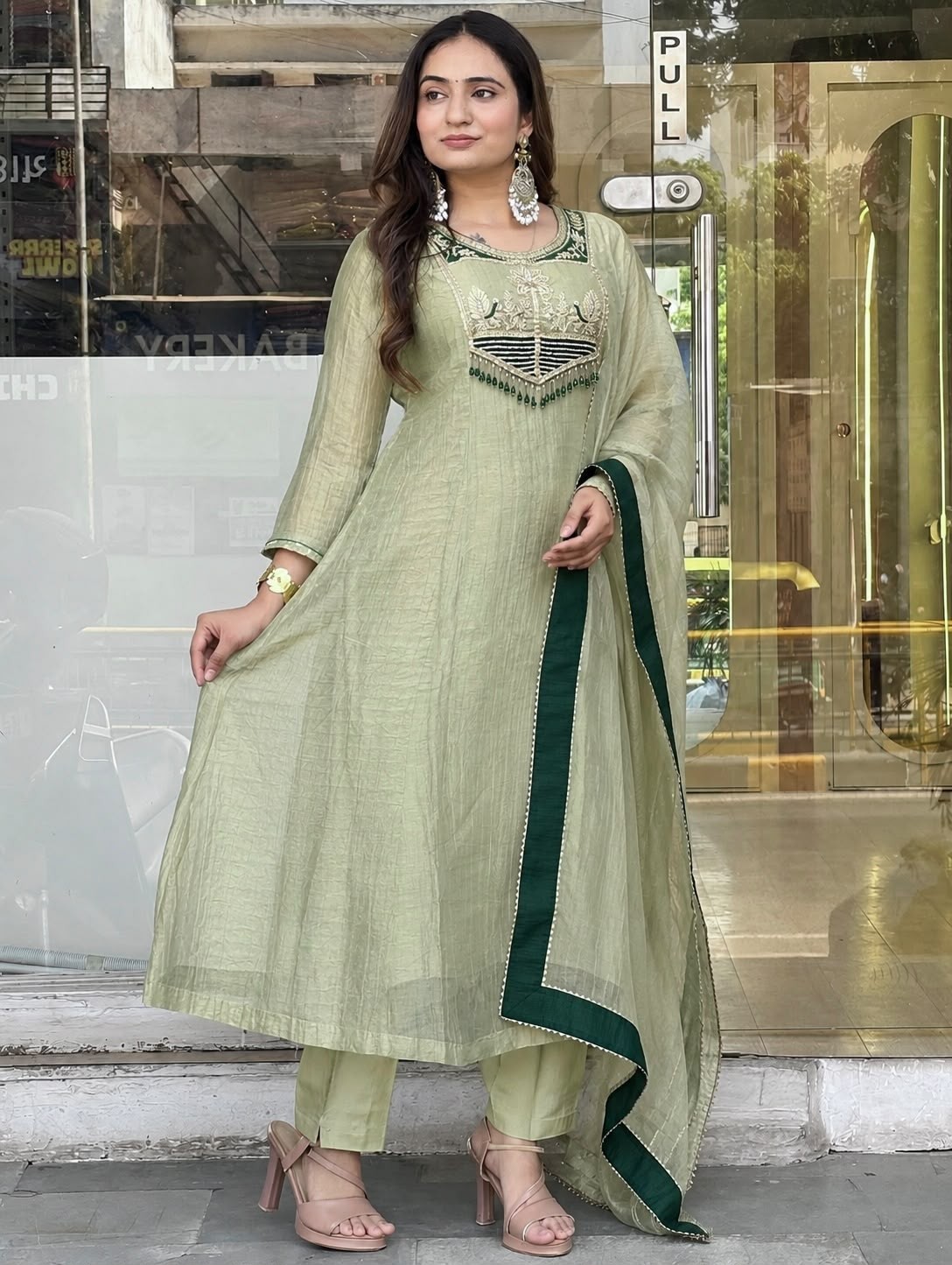 HK-1743 | Salsa Silk Designer A-Line Collection