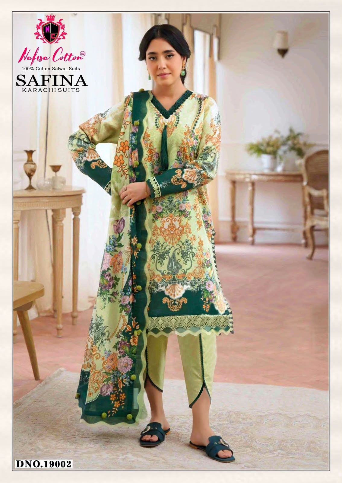 NAFISA COTTON | Safina Karachi Suits Vol. 19