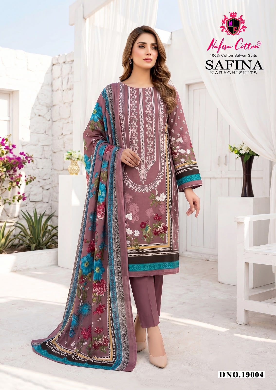 NAFISA COTTON | Safina Karachi Suits Vol. 19