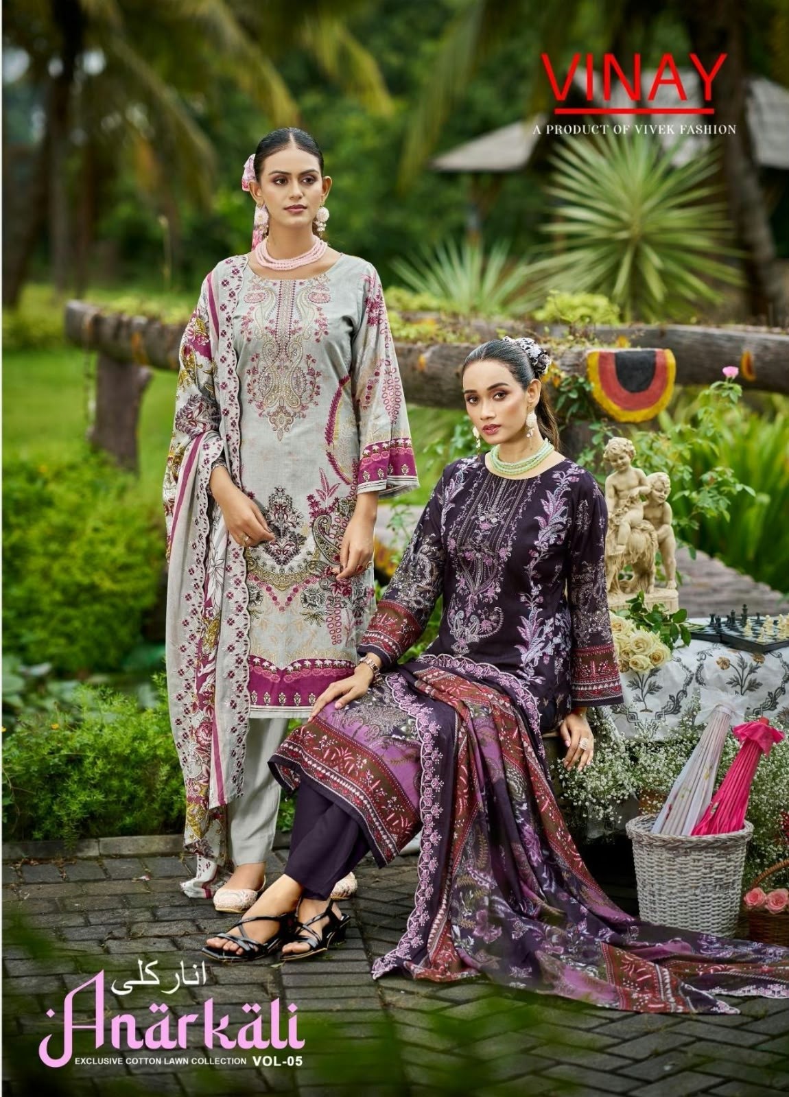 VINAY | Anarkali Vol. 5 Cotton Embroidery Collection