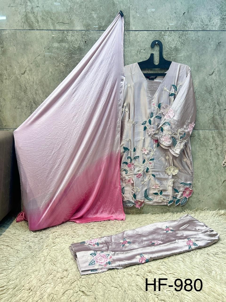 HOOR TEX | HF-980 Heavy Satin Pakistani Collection