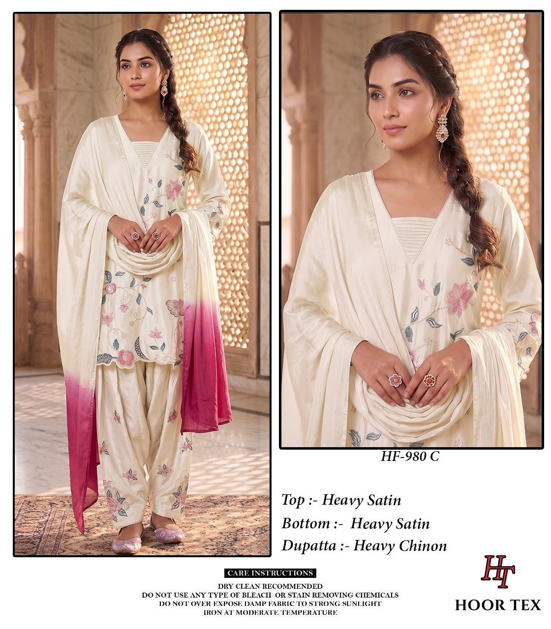 HOOR TEX | HF-980 Heavy Satin Pakistani Collection