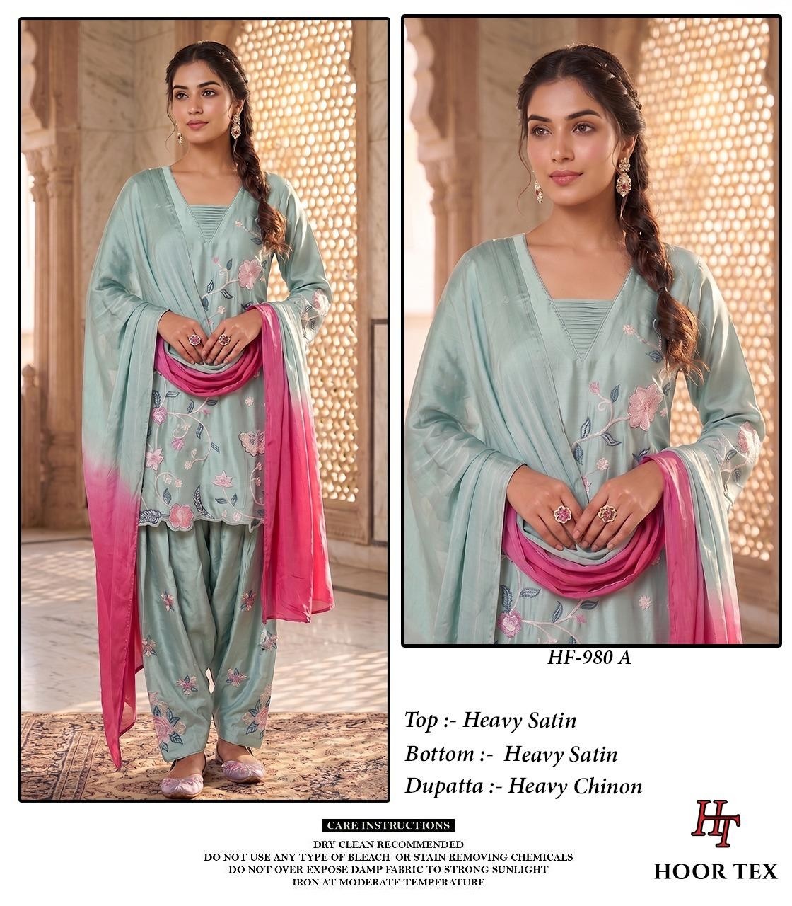 HOOR TEX | HF-980 Heavy Satin Pakistani Collection