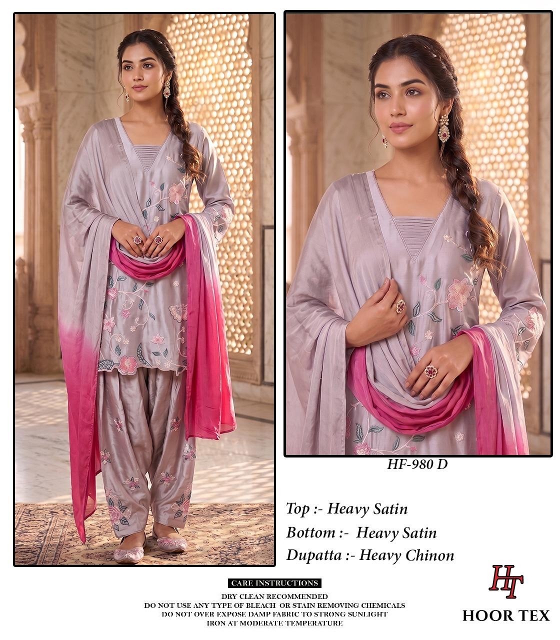 HOOR TEX | HF-980 Heavy Satin Pakistani Collection