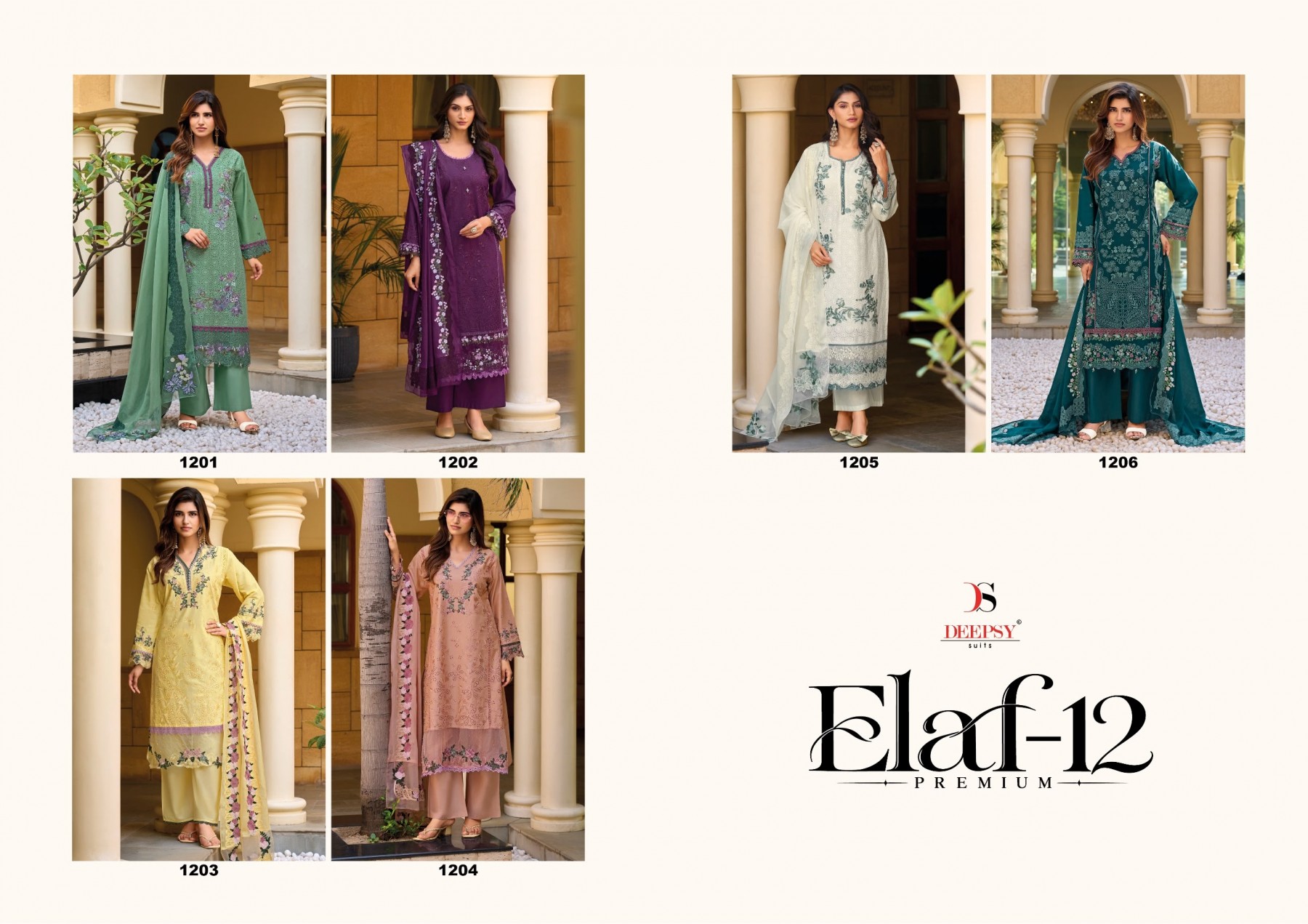 DEEPSY SUITS | ELAF Premium-12 Luxury Lawn Collection