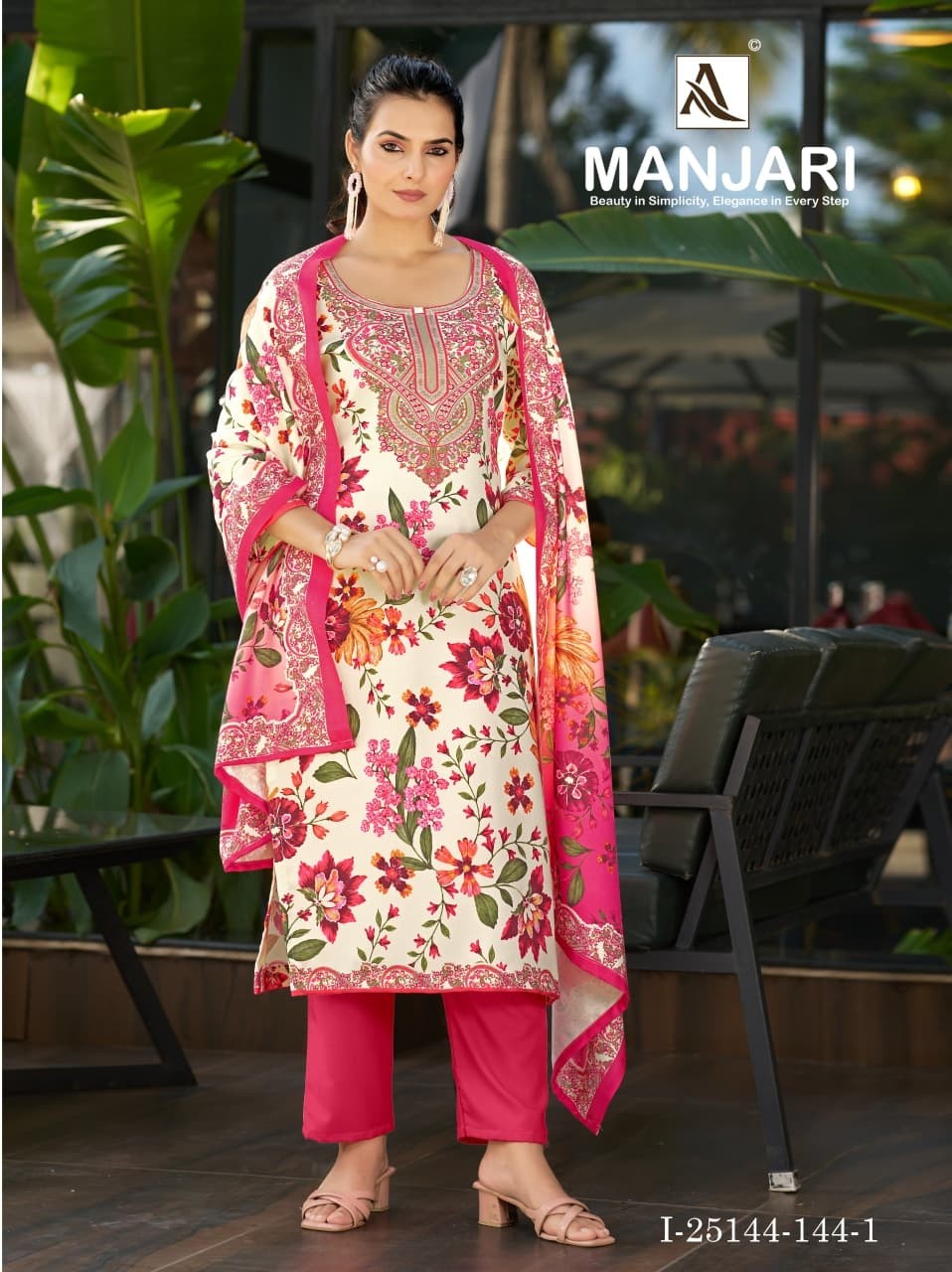 ALOK SUIT | Manjari Pashmina Designer Collection