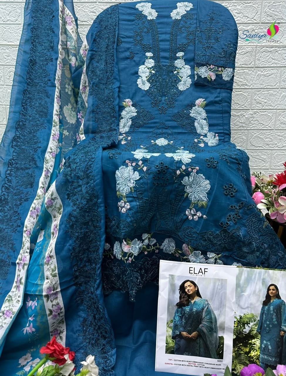 SANIYA TRENDZNX | ELAF PREMIUM-5 | Design 5001