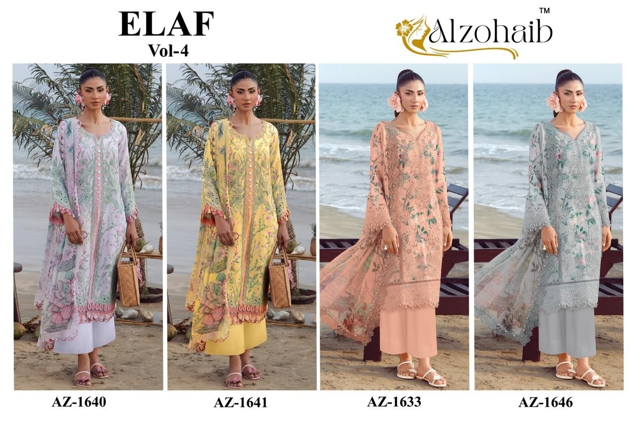 ALZOHAIB | ELAF Vol. 4 | Pakistani Concept Collection