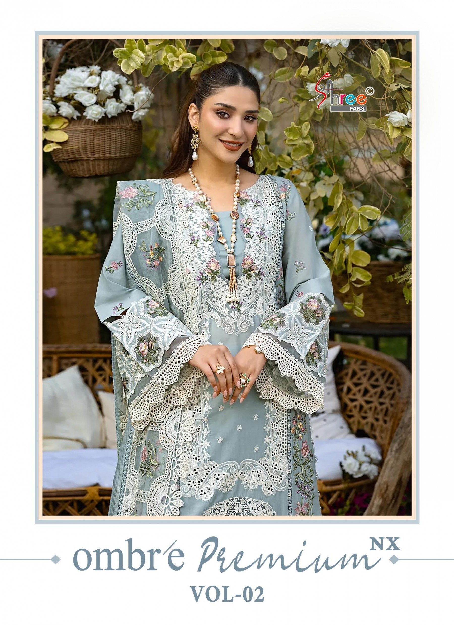 ALOK SUIT | CROSS STITCH | Premium Designer Collection