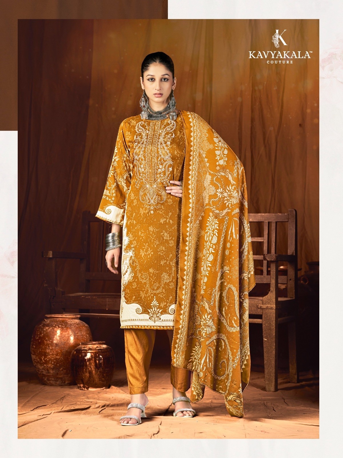 Kavya Kala Couture FITOOR Vol. 5 | Woollen Pashmina Collection