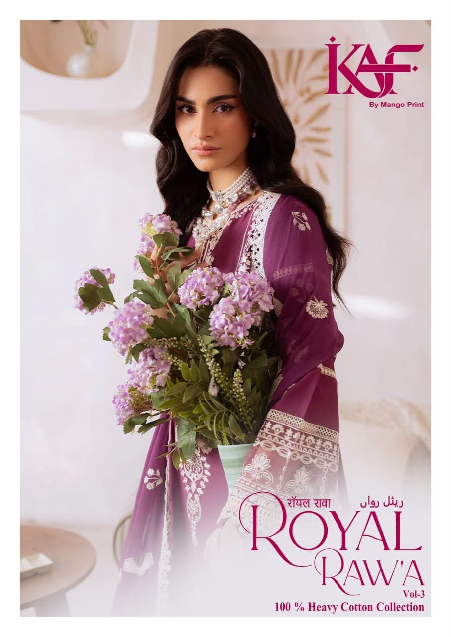 KAF Fabric ROYAL RAWA Vol. 3 | Premium Heavy Cotton Collection