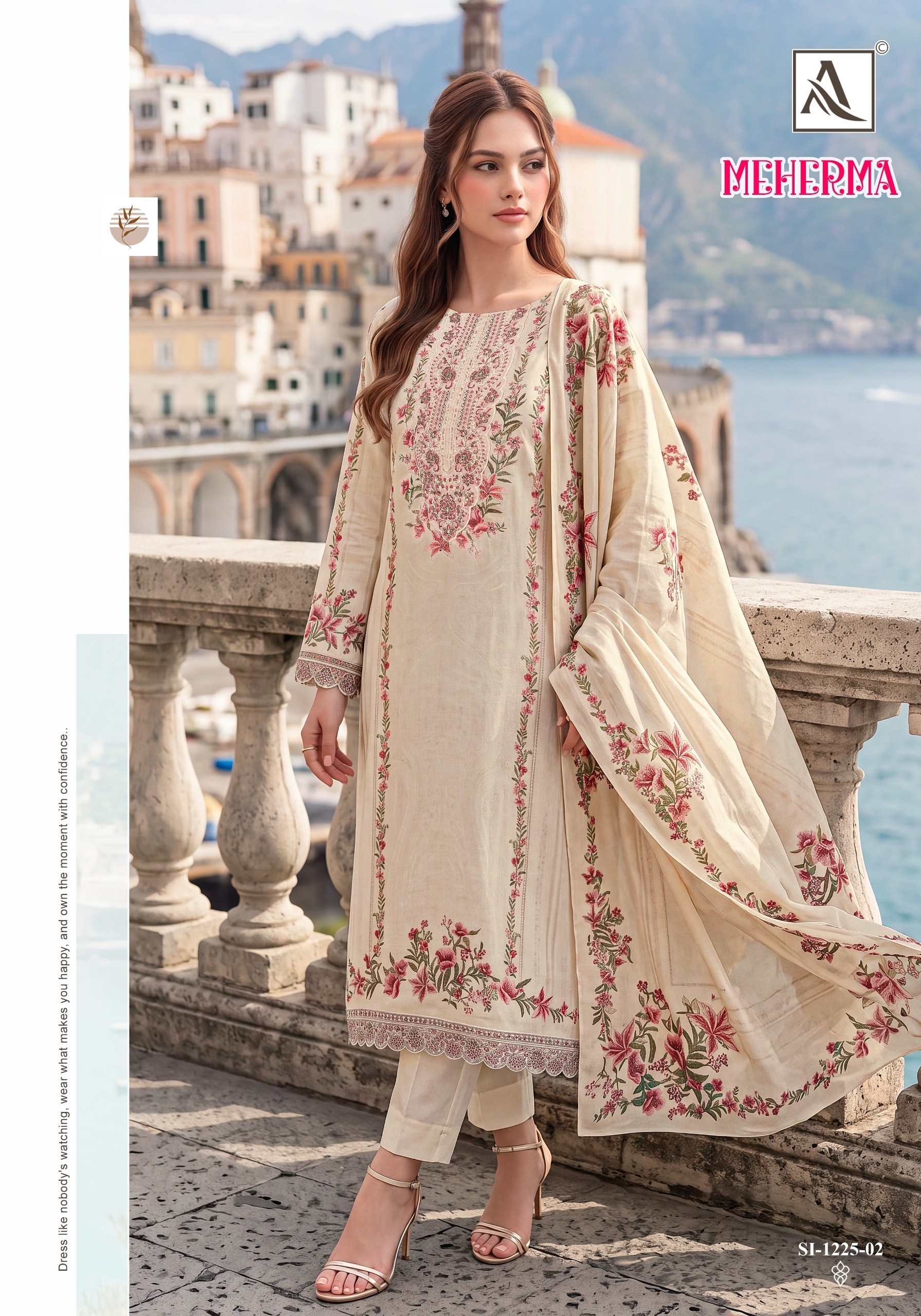 ALOK SUIT MEHERMA Designer Pakistani Collection