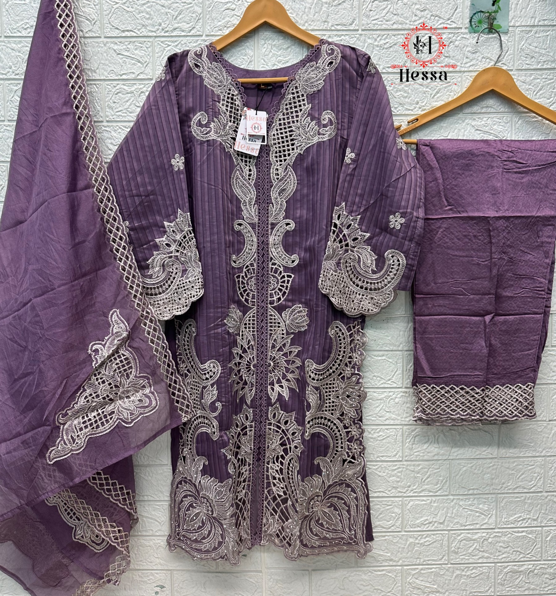 Latika Designer Suit 3032 Organza Pata Collection