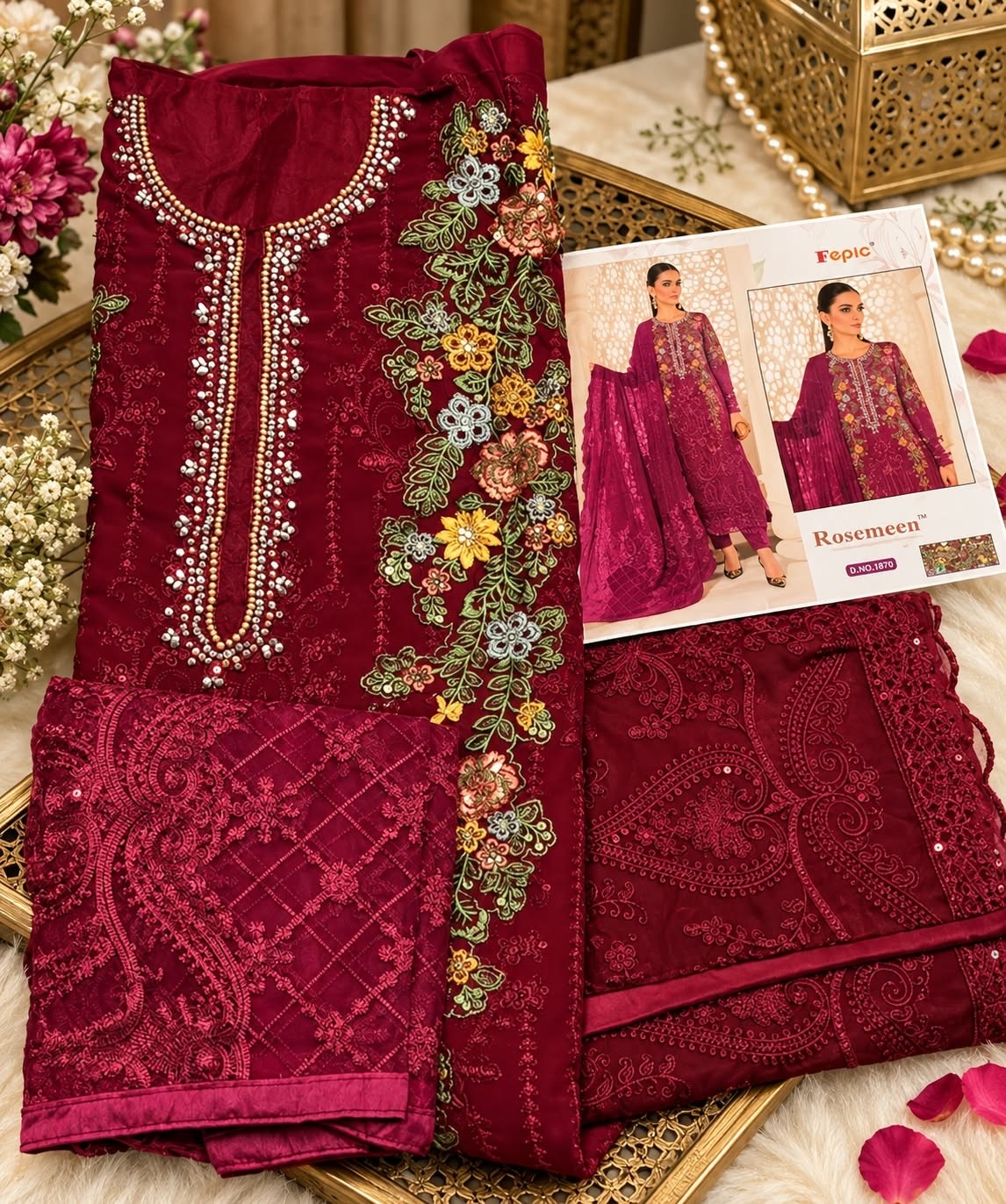 FEPIC ROSEMEEN MAN583SEMI Designer Suit