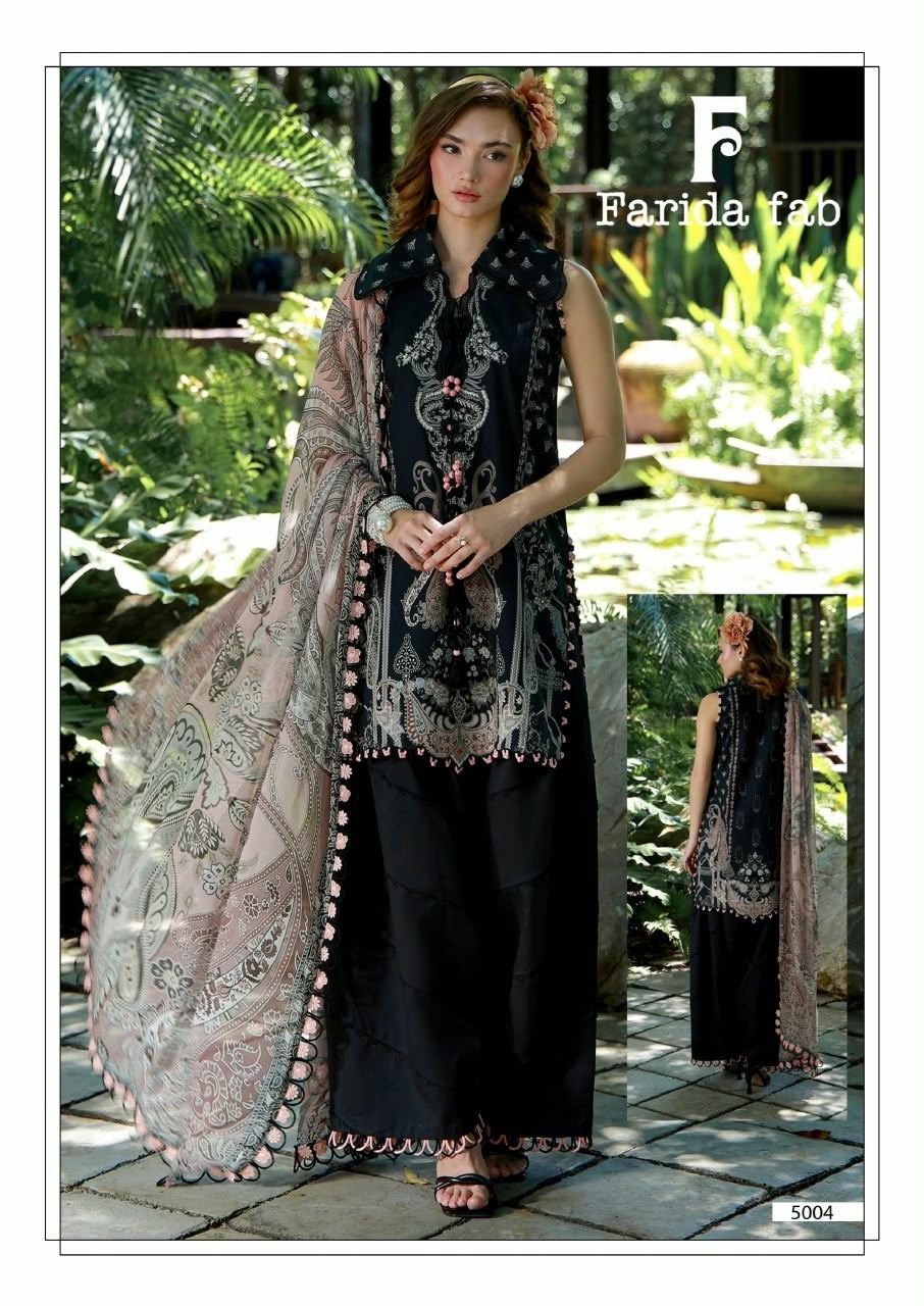 FARIDA FAB AMARA VOL 5 Pure Cotton Designer Collection