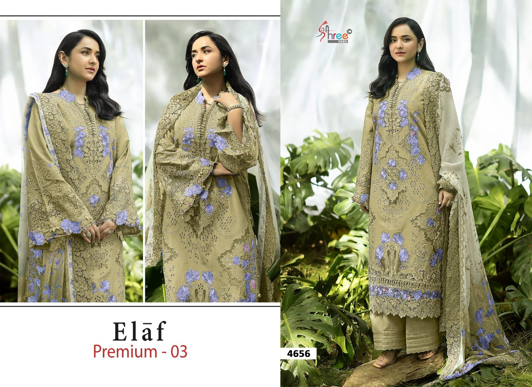 ELAF PREMIUM-03 Heavy Embroidered Dupatta Collection