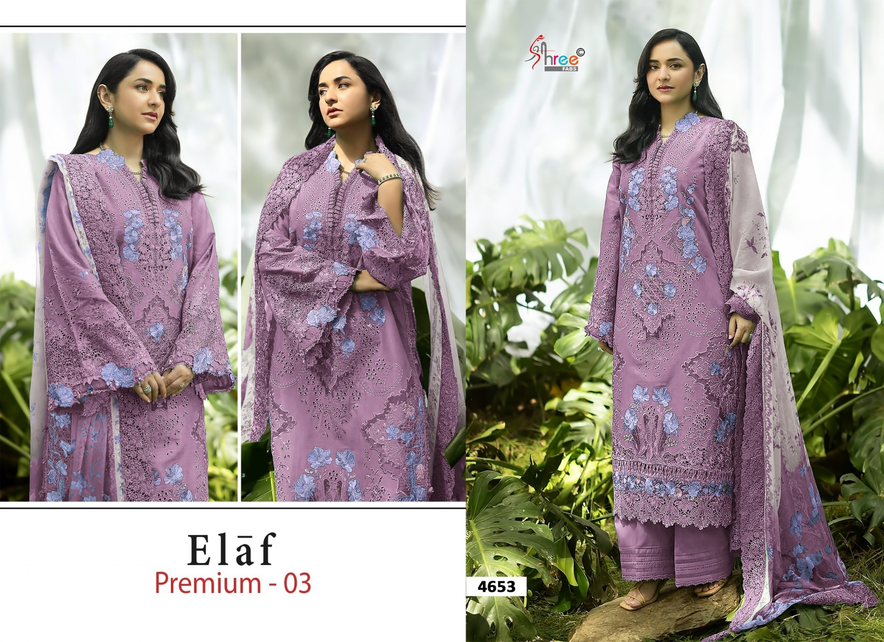 ELAF PREMIUM-03 Heavy Embroidered Dupatta Collection