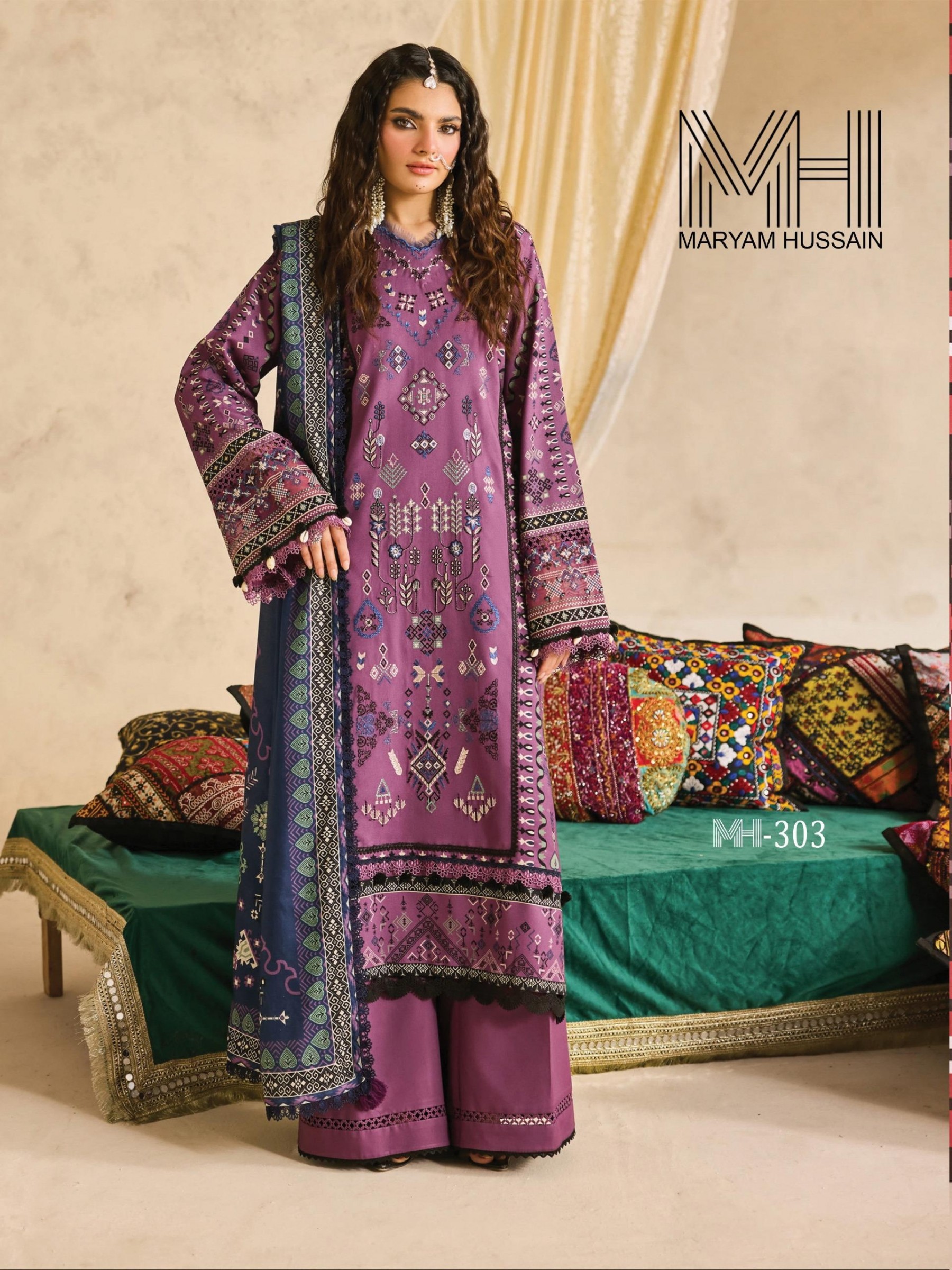 MARYAM HUSSAIN NOOR E KAINAT Vol-3 Karachi Style Collection