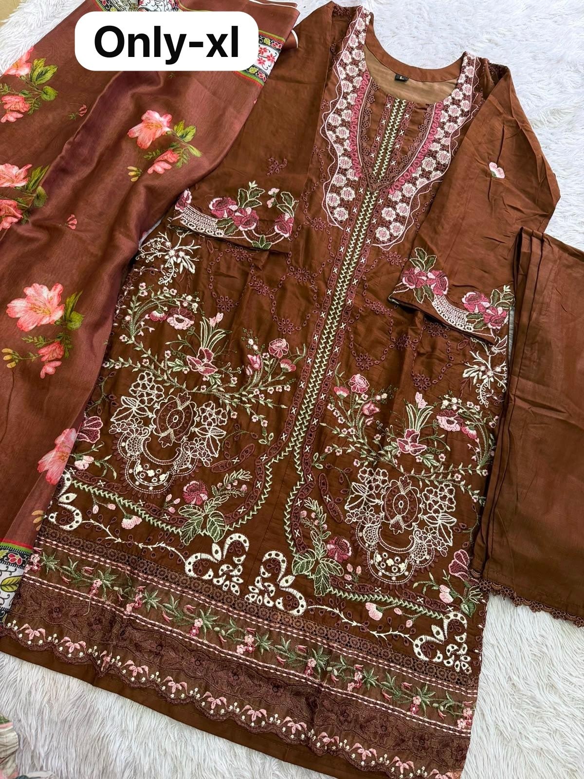 MEHBOOB TEX | 2106-2108 | Cambric Cotton Embroidered Ready-to-Wear Collection