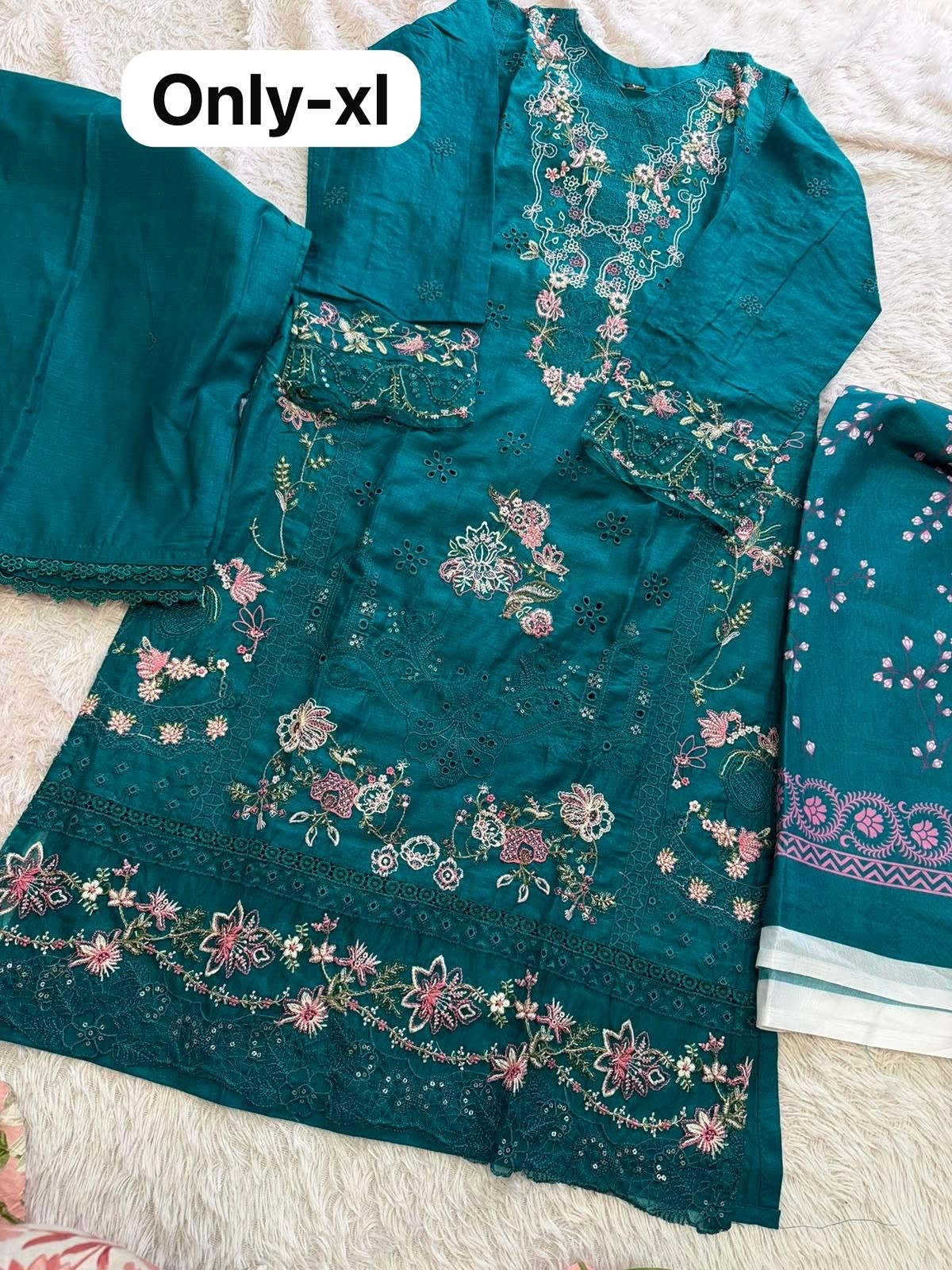 MEHBOOB TEX | 2106-2108 | Cambric Cotton Embroidered Ready-to-Wear Collection