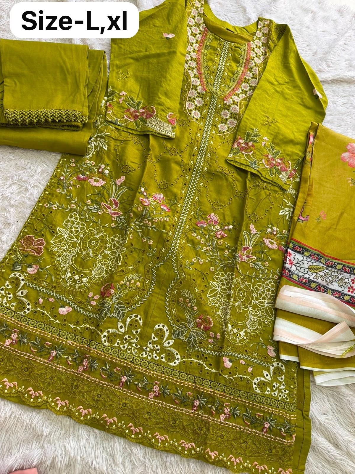 MEHBOOB TEX | 2106-2108 | Cambric Cotton Embroidered Ready-to-Wear Collection