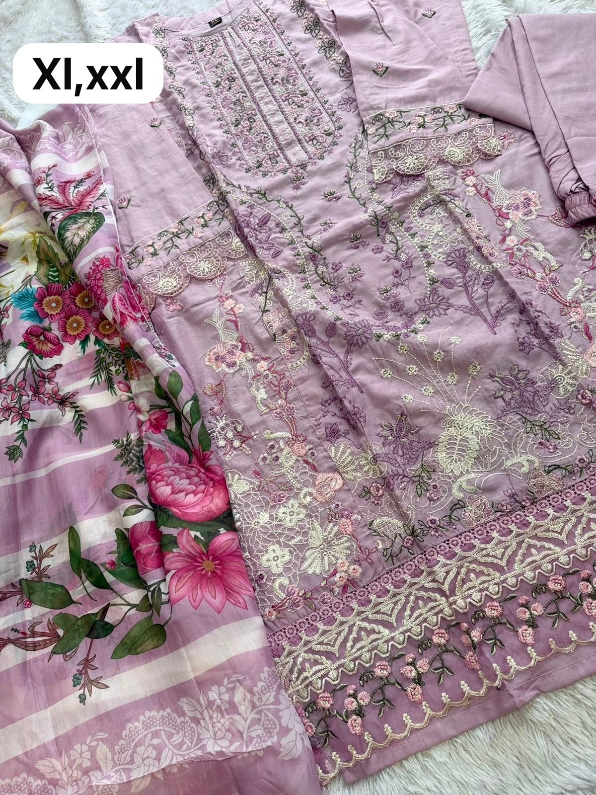 MEHBOOB TEX | 2106-2108 | Cambric Cotton Embroidered Ready-to-Wear Collection