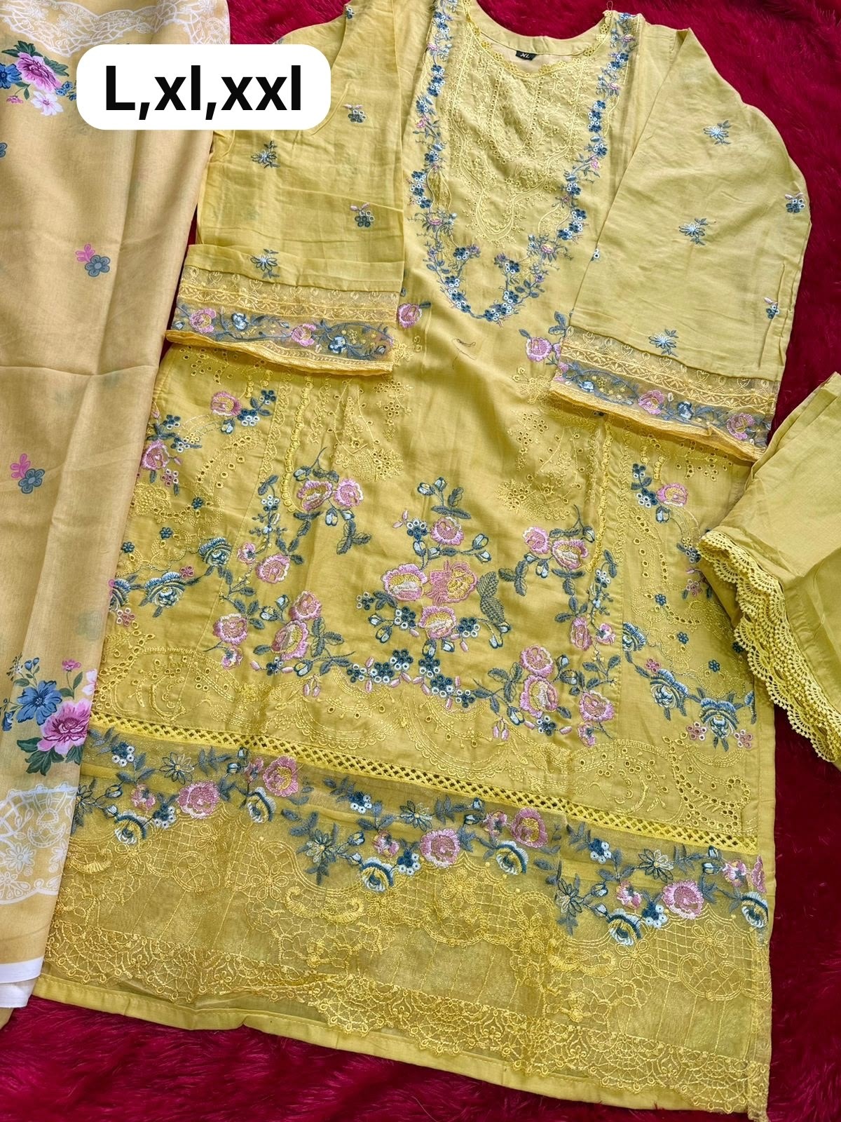 MEHBOOB TEX | 2106-2108 | Cambric Cotton Embroidered Ready-to-Wear Collection