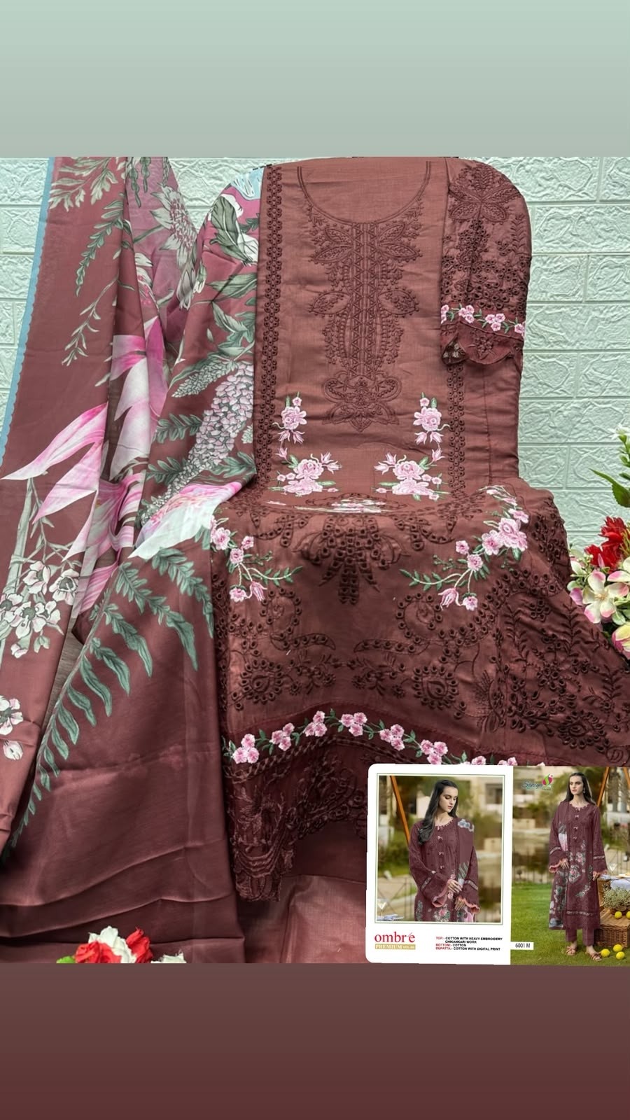 SANIYA TRENDZNX | OMBRÉ VOL-06 | Cotton Chikankari Collection