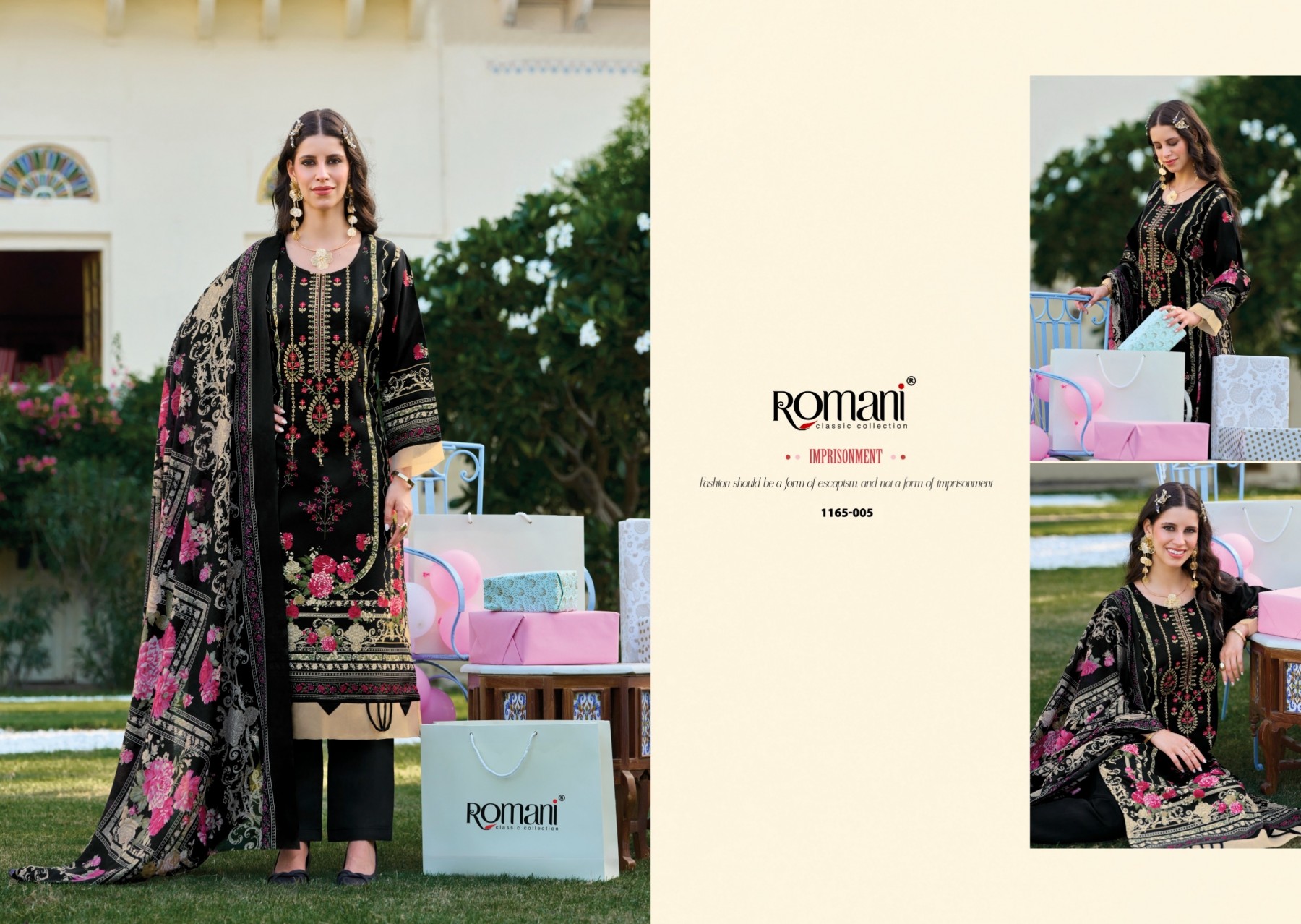 ROMANI | BIN KAREEM VOL 7 | Exclusive Embroidered Festive Collection