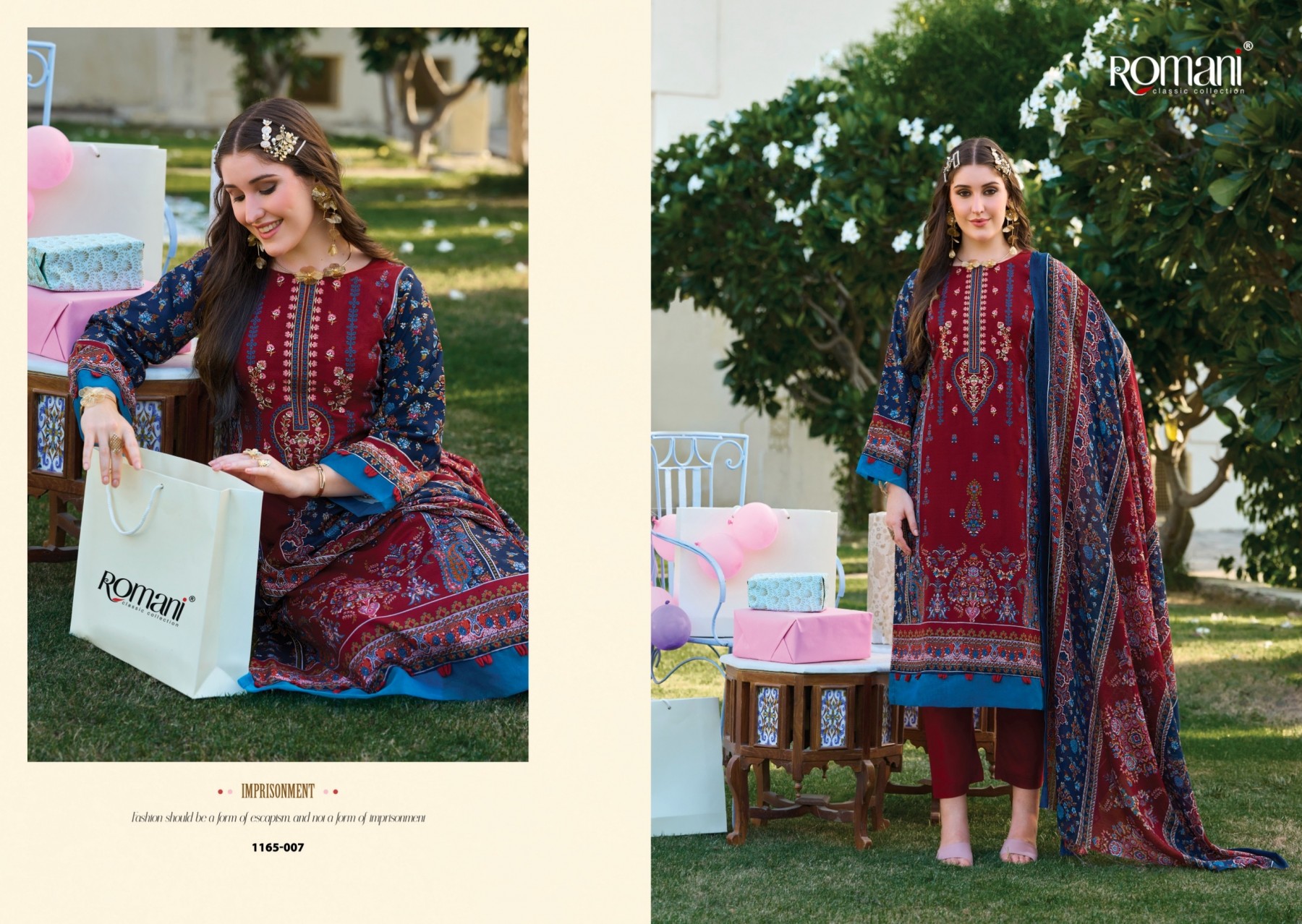 ROMANI | BIN KAREEM VOL 7 | Exclusive Embroidered Festive Collection