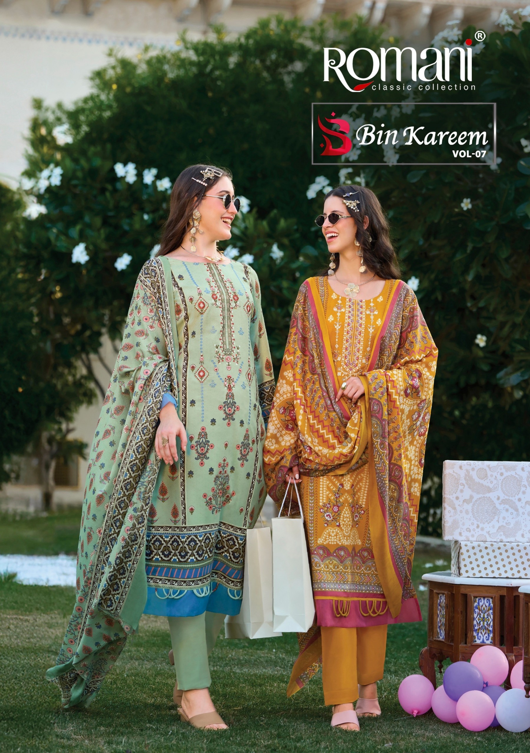 ROMANI | BIN KAREEM VOL 7 | Exclusive Embroidered Festive Collection