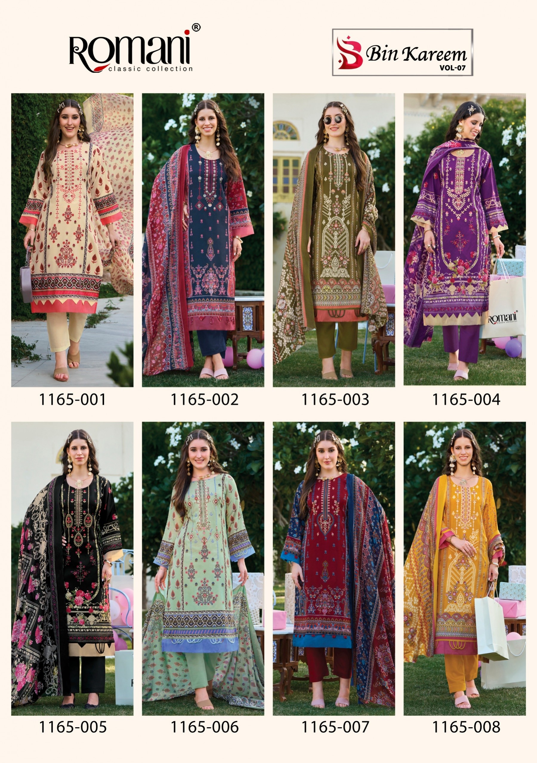 ROMANI | BIN KAREEM VOL 7 | Exclusive Embroidered Festive Collection