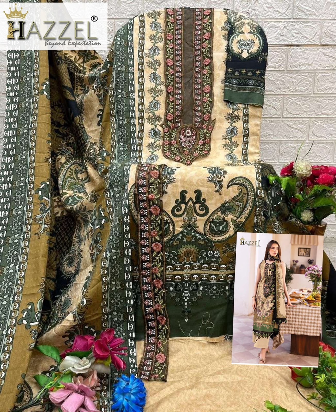 HAZZEL PRINTS | FIRDOUS 0392 & 0393 | New Luxury Lawn Collection