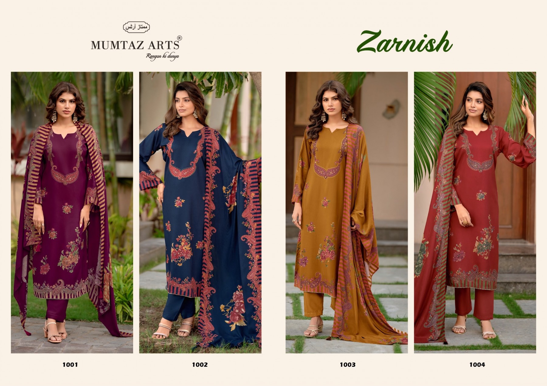 MUMTAZ ARTS | ZARNISH | Premium Winter Pashmina Collection