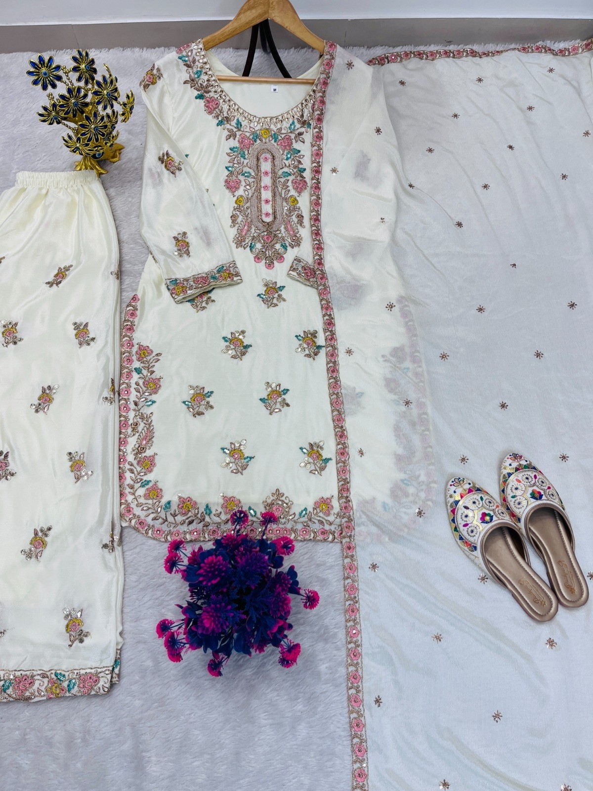 ASTHA COLLECTION | AC-7101 | Heavy Chinon Silk Designer Collection