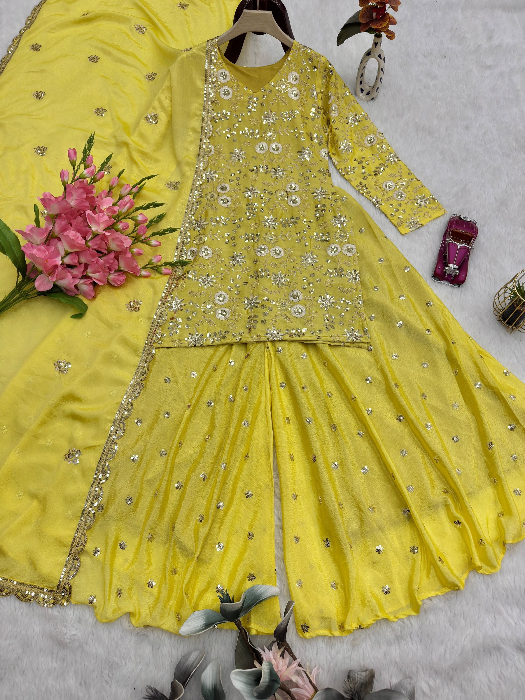 SSC-688 | Heavy Chinon Silk Embroidered Party Wear Collection