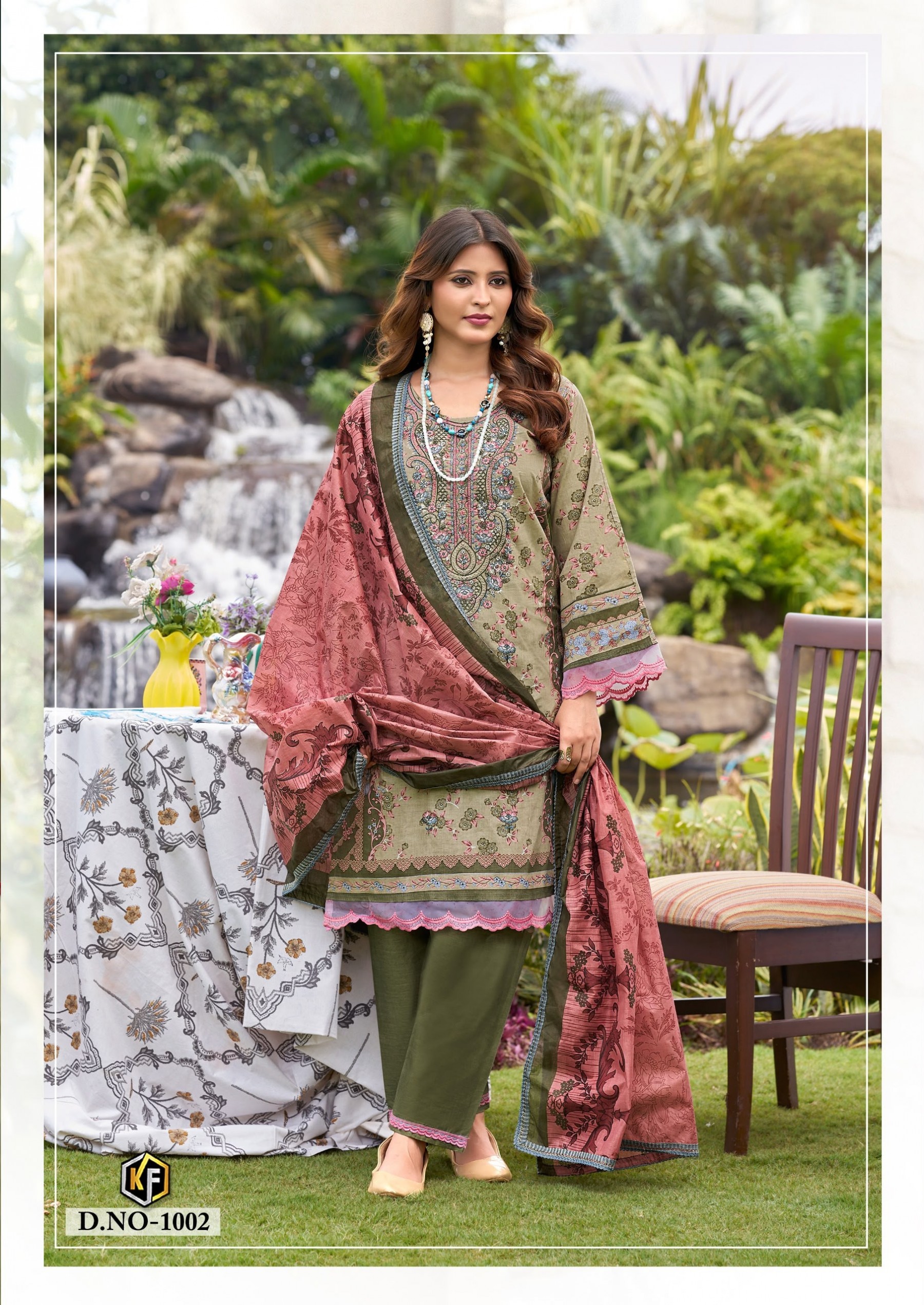 KEVAL FAB | NAZNIN | Heavy Cotton Embroidery Collection