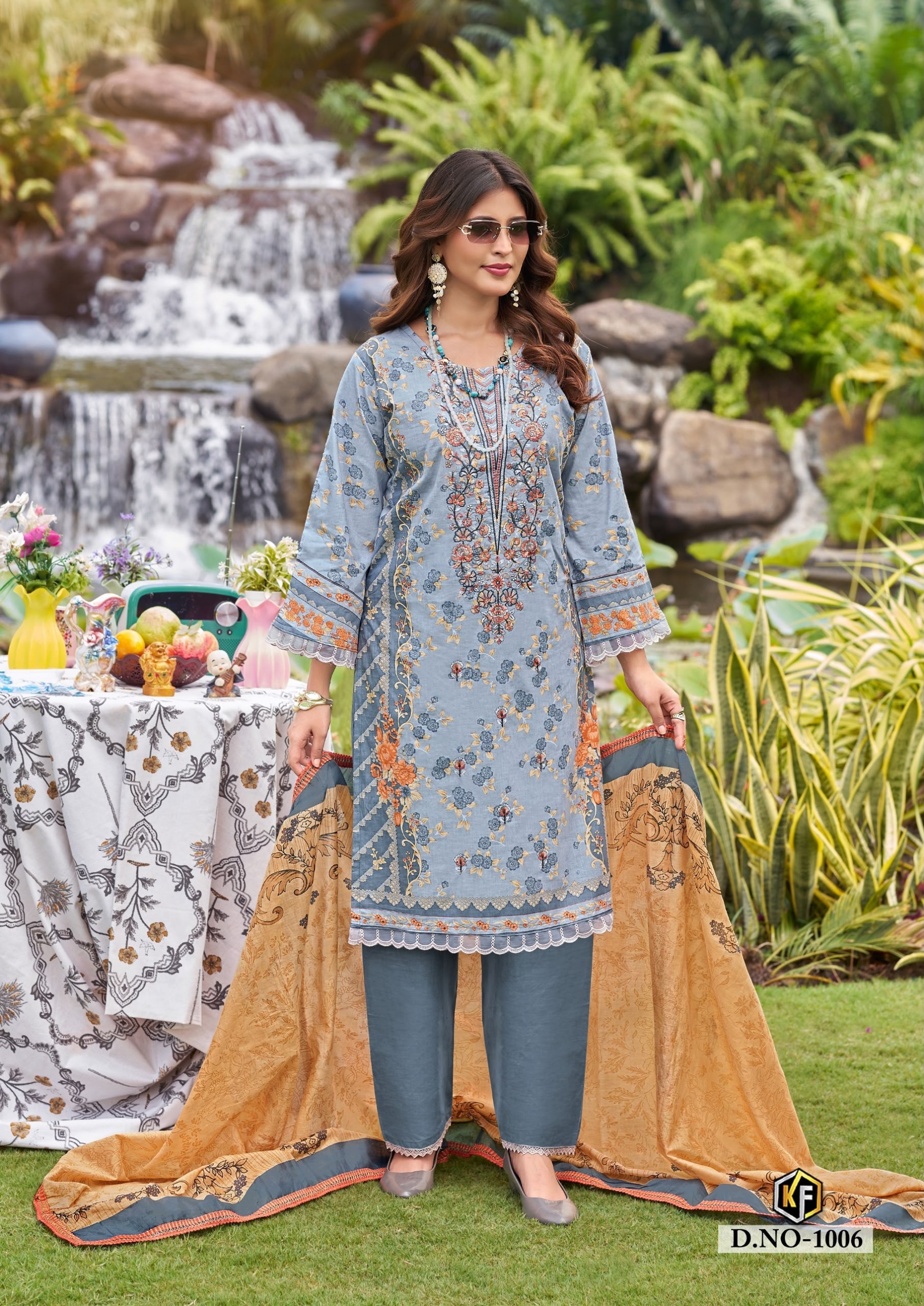 KEVAL FAB | NAZNIN | Heavy Cotton Embroidery Collection