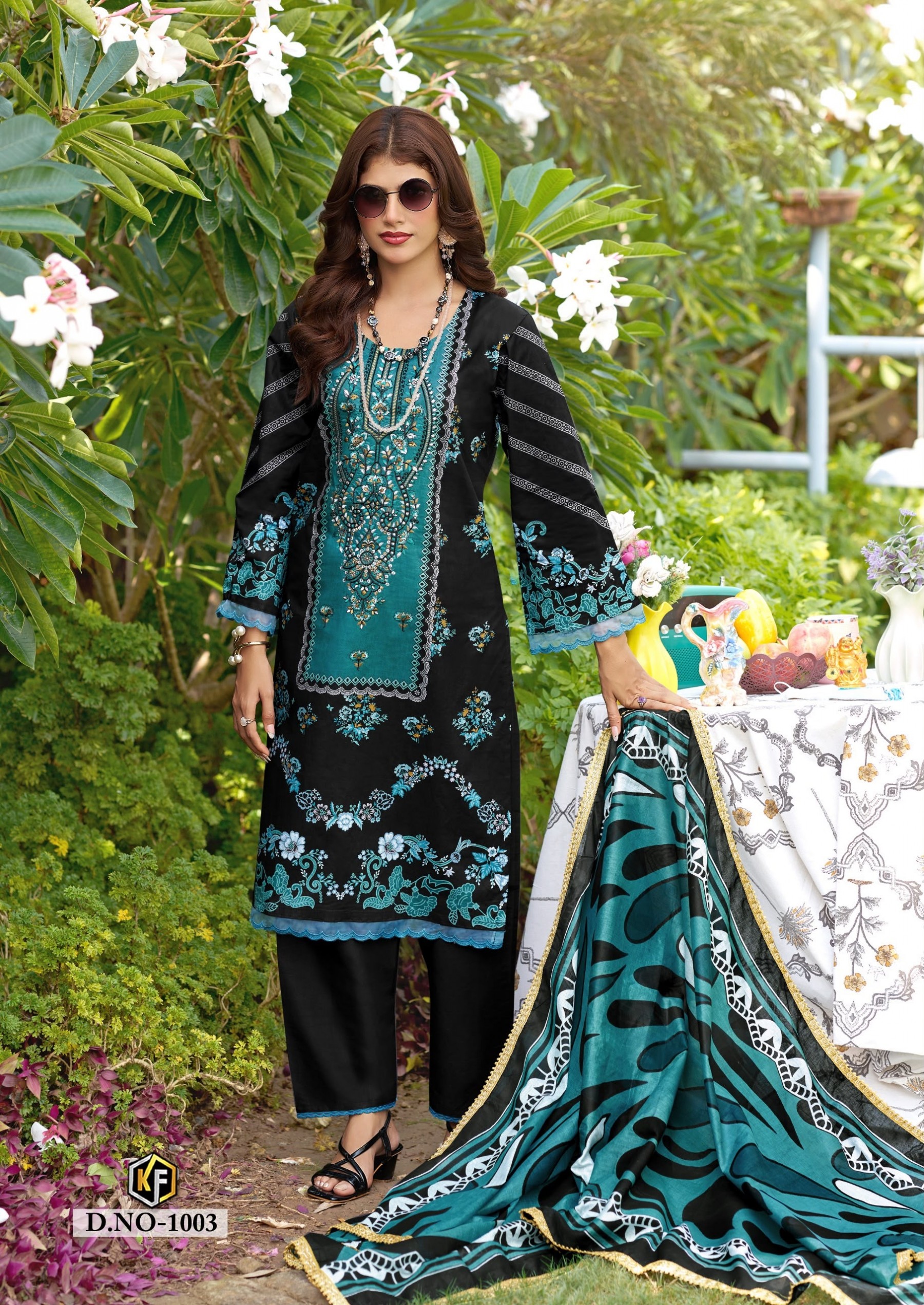 KEVAL FAB | NAZNIN | Heavy Cotton Embroidery Collection