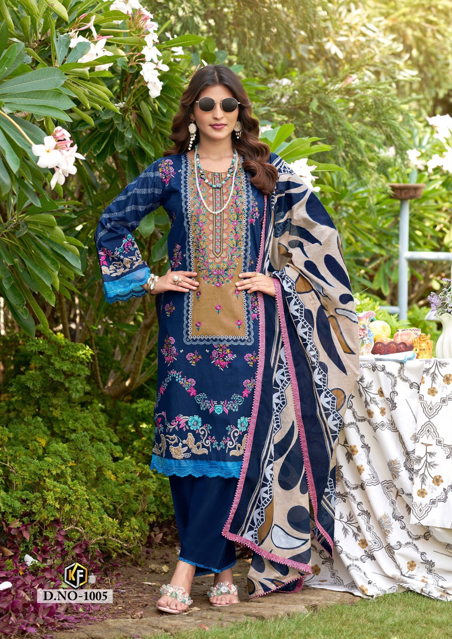 KEVAL FAB | NAZNIN | Heavy Cotton Embroidery Collection