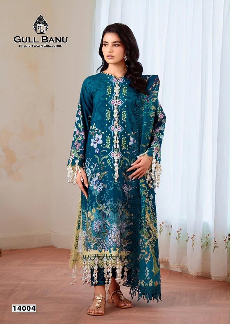 GULL AAHMED | GULLBANU VOL-14 | Pure Cambridge Cotton Collection