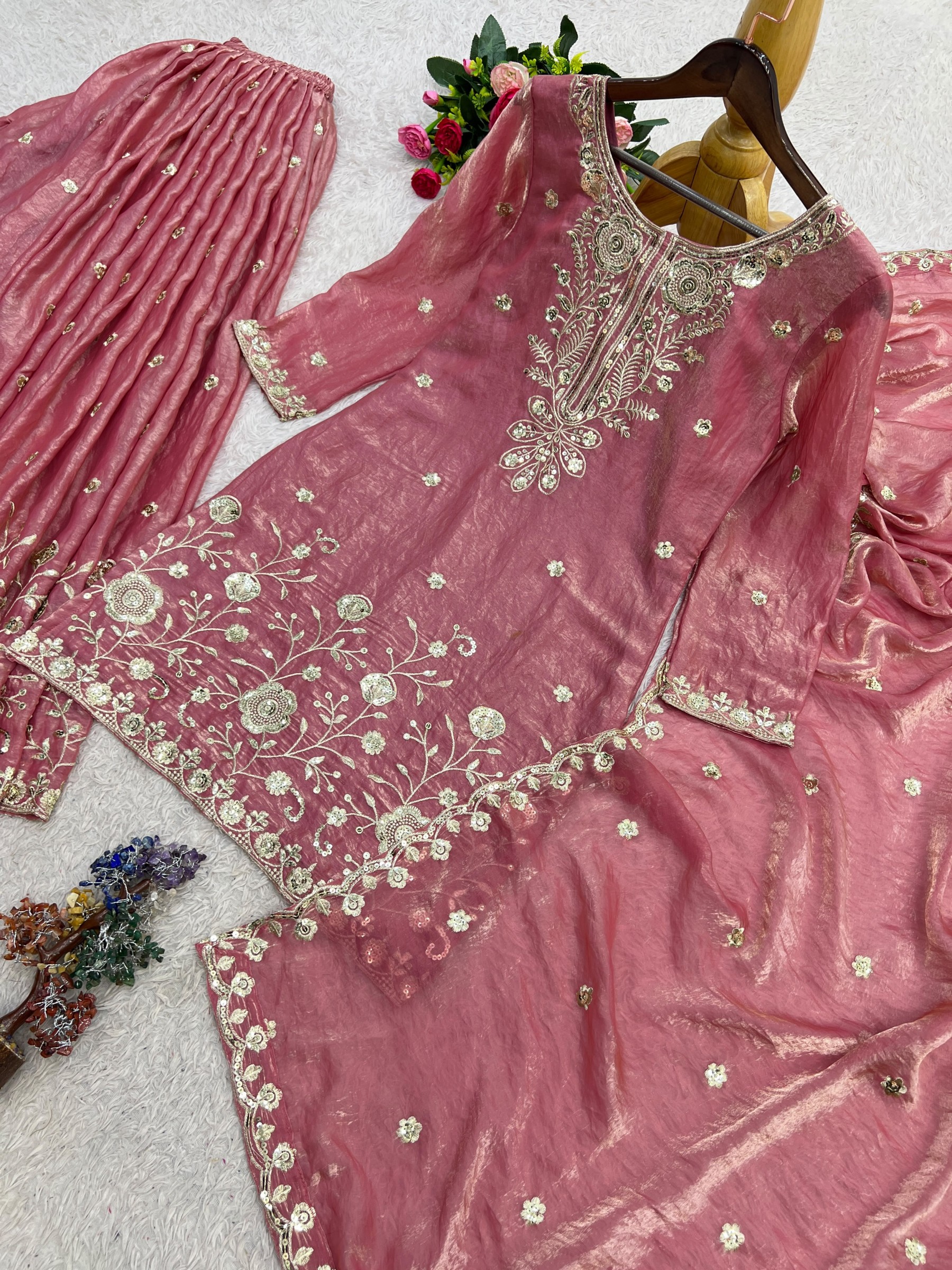 SF-5622 COLOR | Heavy Chiffon Hand Khatli Collection