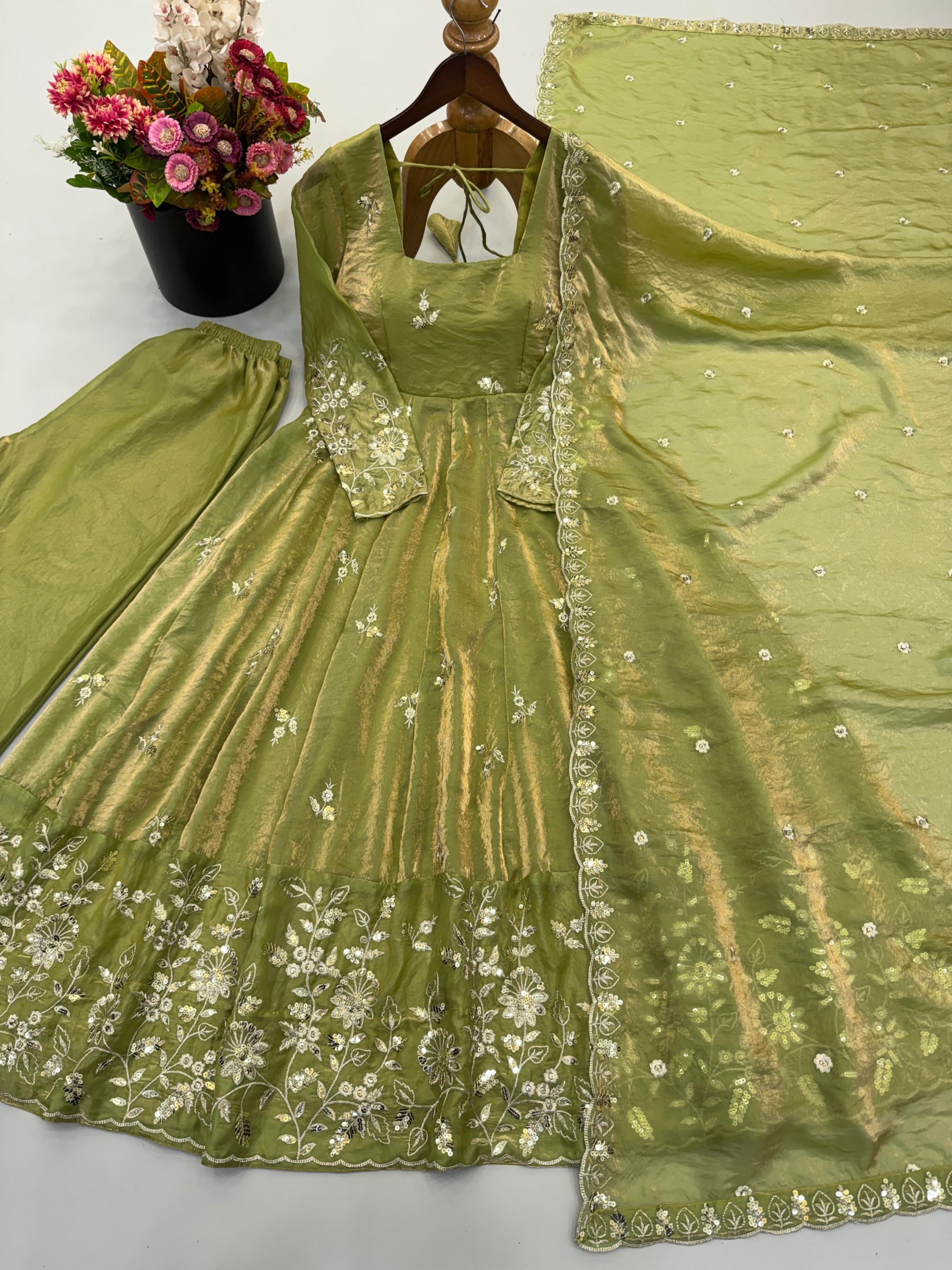 NSR-907 | Pure Fendy Silk Embroidered Ready-to-Wear Collection