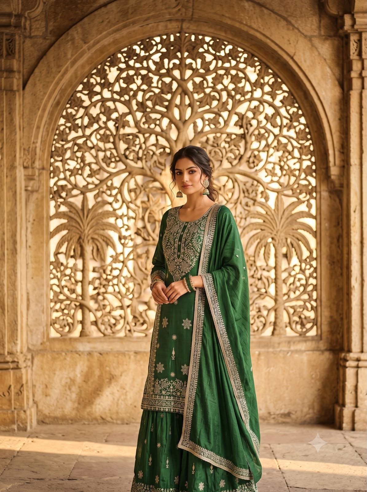 WW-1243 | Pure NC GMY Silk 5mm Sequence Designer Sarara