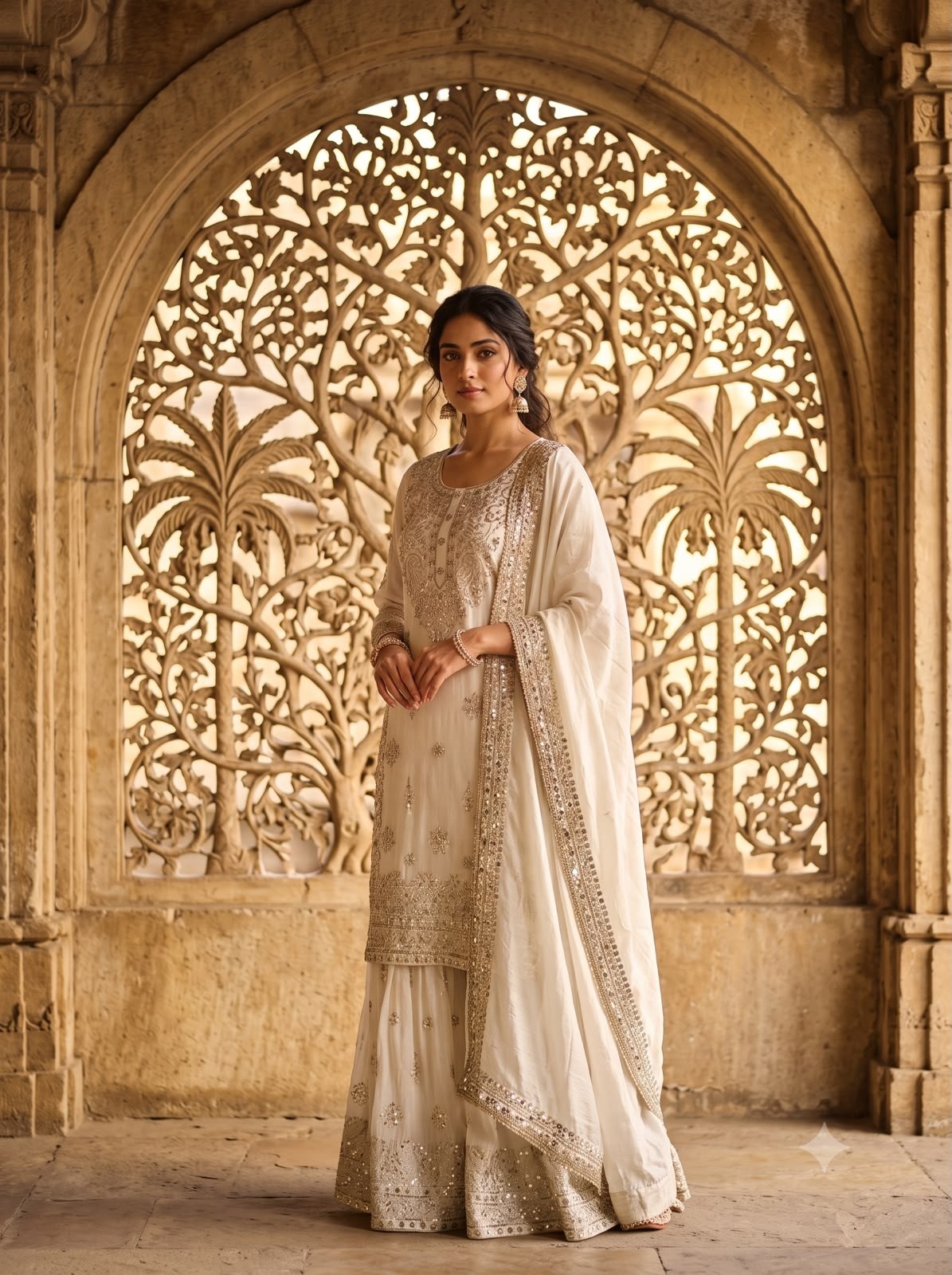 WW-1243 | Pure NC GMY Silk 5mm Sequence Designer Sarara
