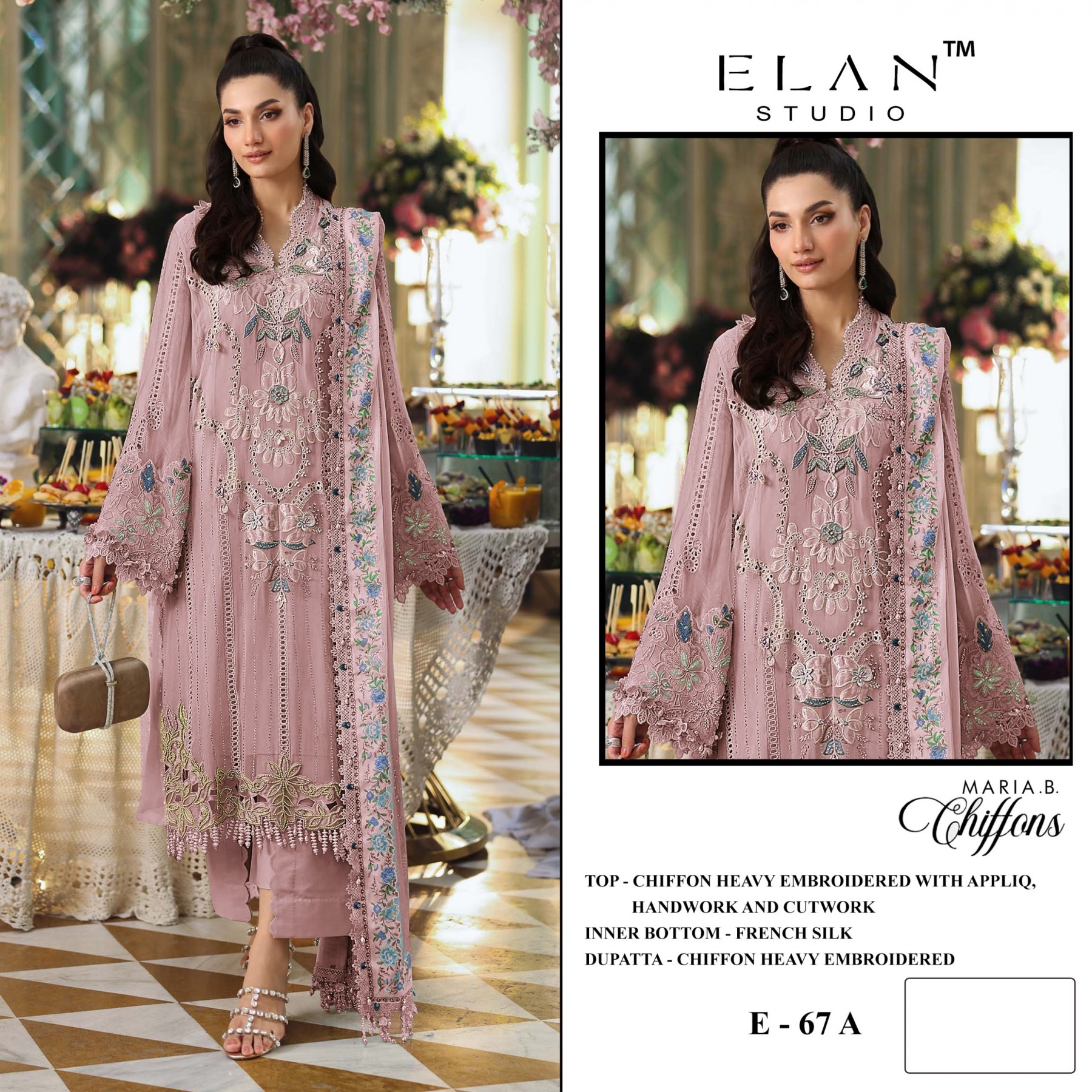 ELAN STUDIO | E-67 | MARIA.B Chiffons Designer Collection