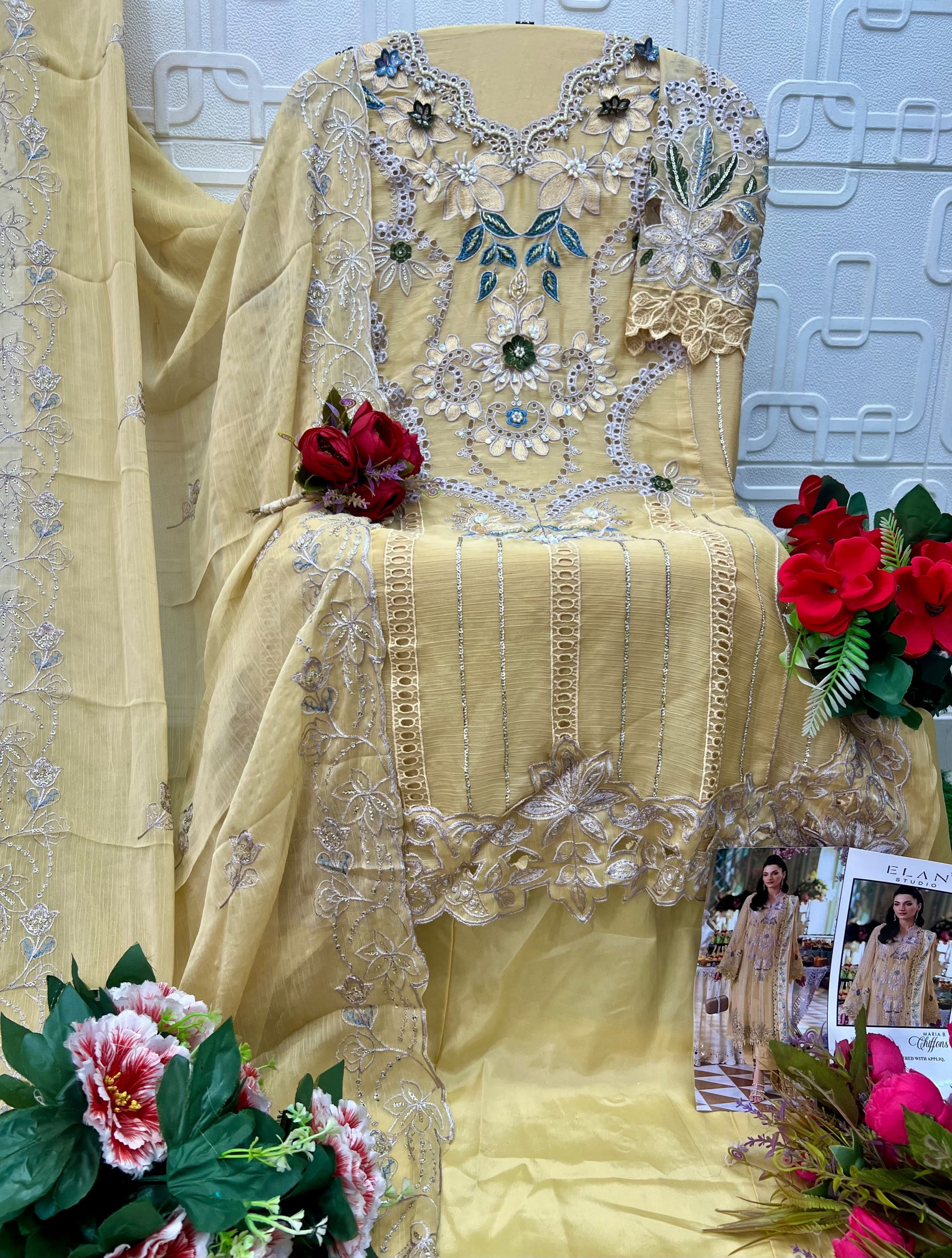 ELAN STUDIO | E-67 | MARIA.B Chiffons Designer Collection