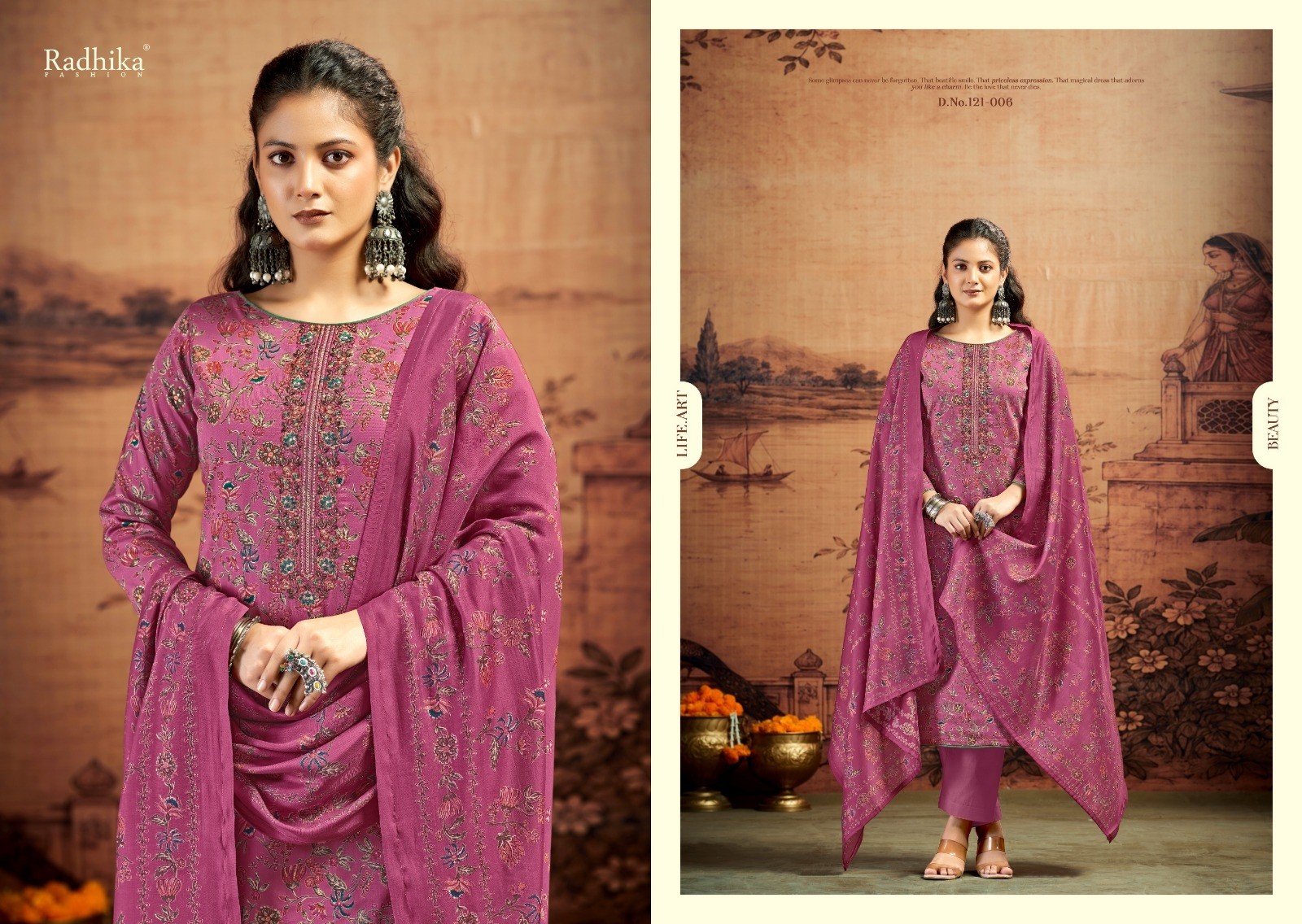 AZARA | KALKI ADVANCE-5 | Jaam Satin Designer Collection