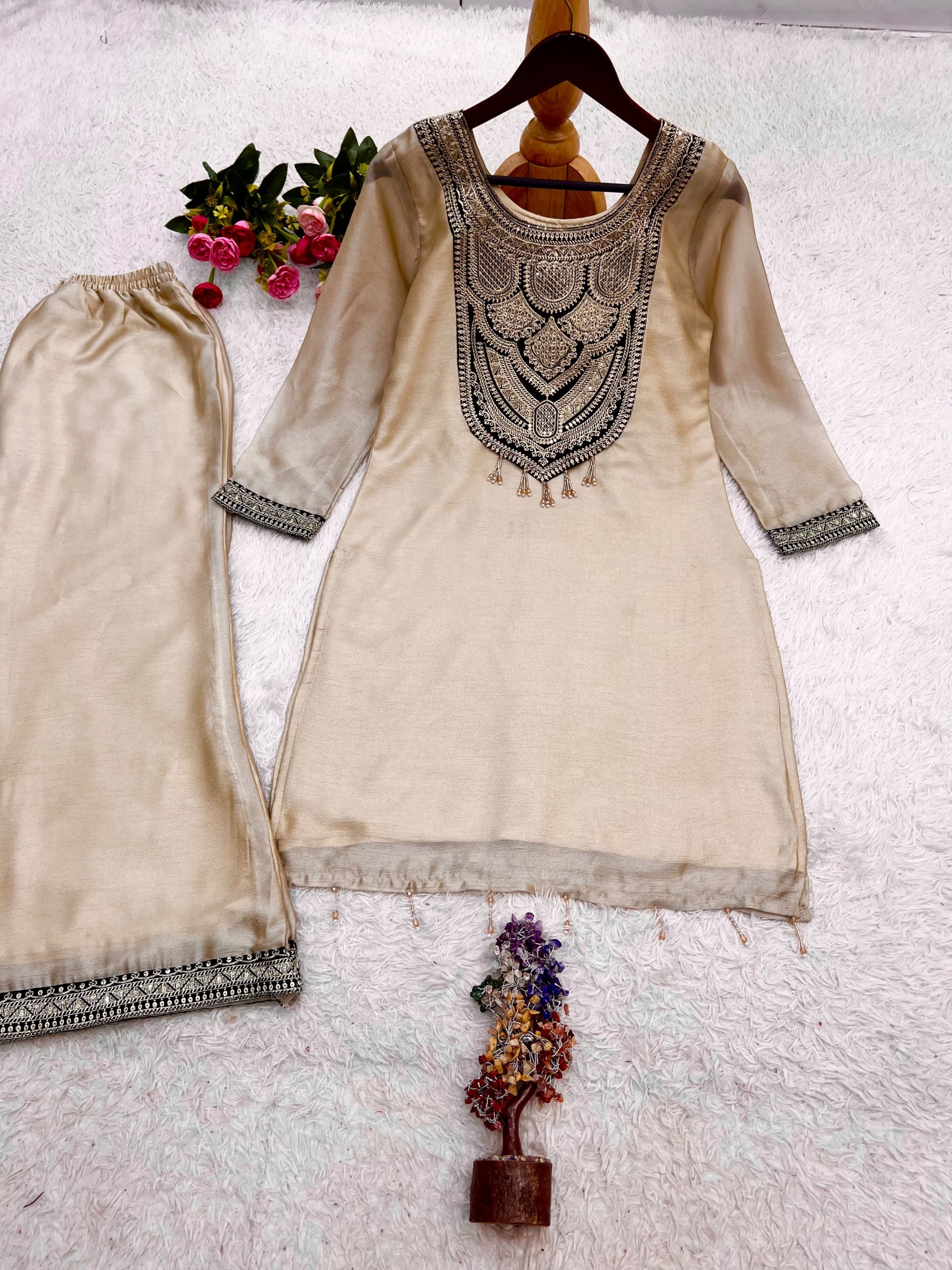 JD-660 | Solar Chiffon Silk Embroidered Designer Collection